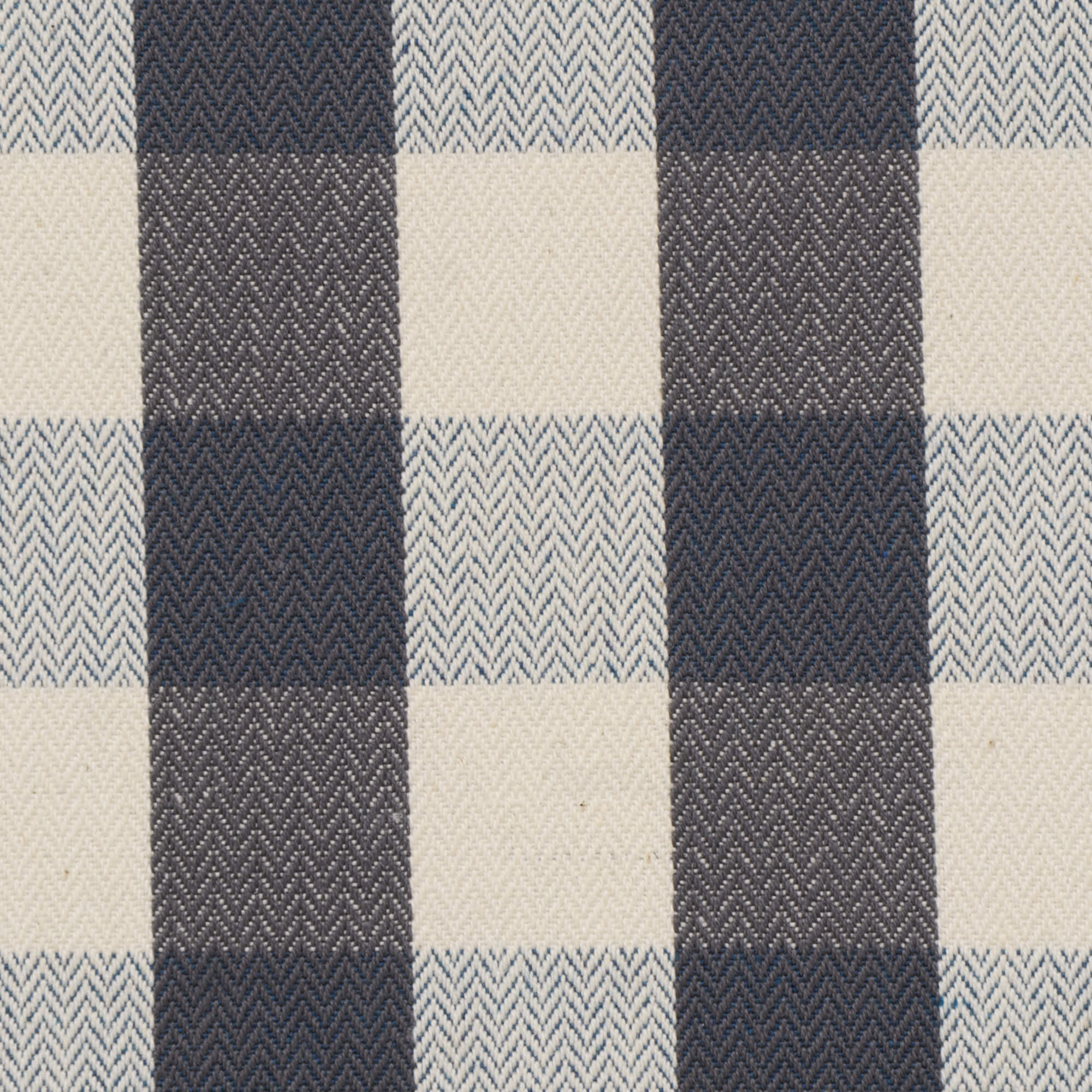 Clearance Croyde Check Charcoal Grey Fabric - Image 6