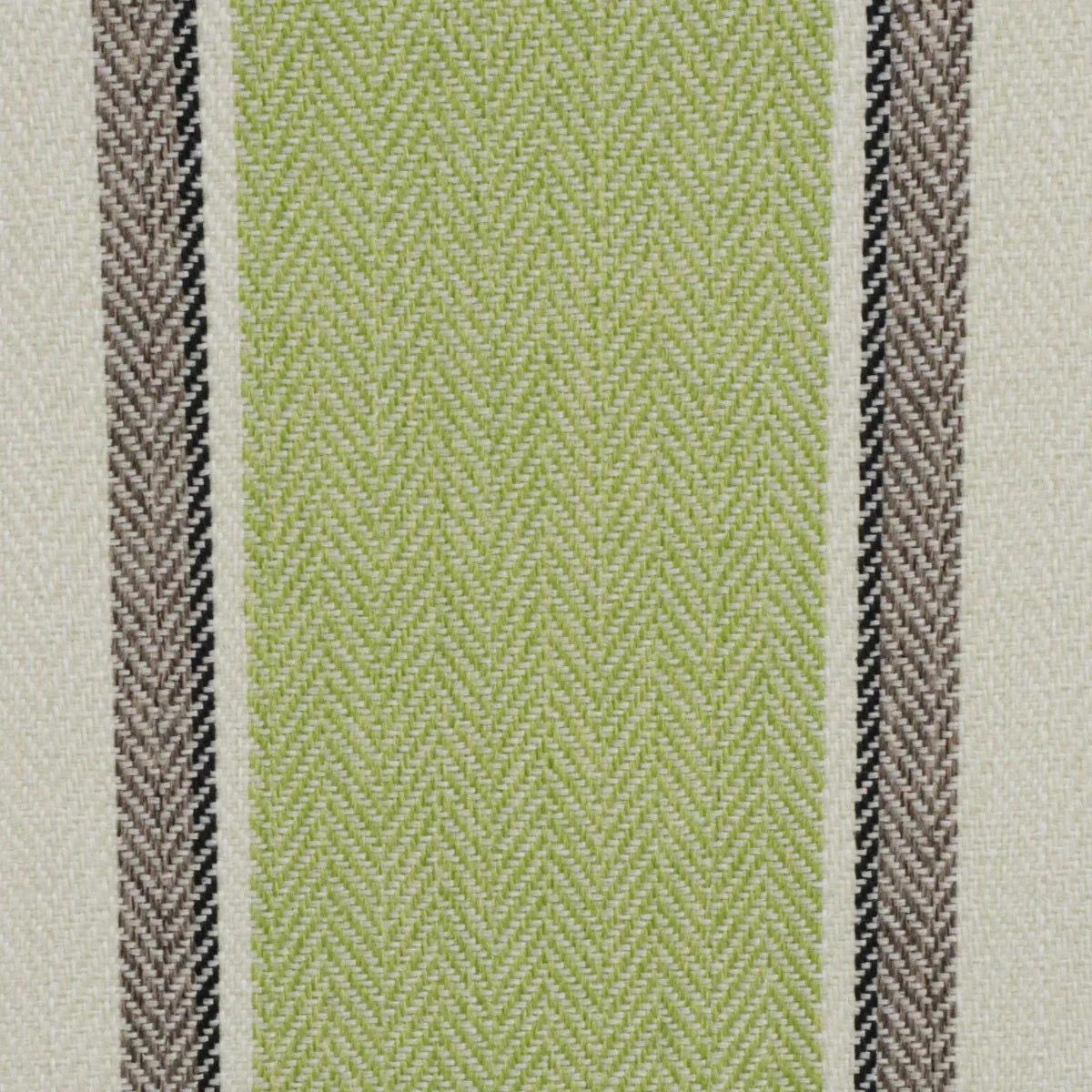Danbury Herringbone Green Stripe FR Fabric - Image 7