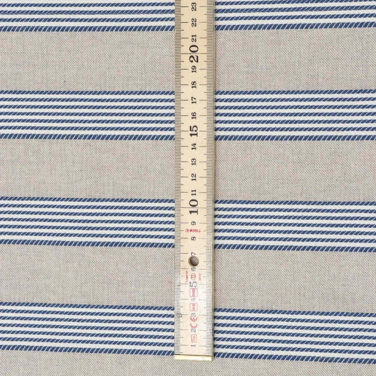 Dartmouth Stripe Blue Double Width Fabric - Image 5