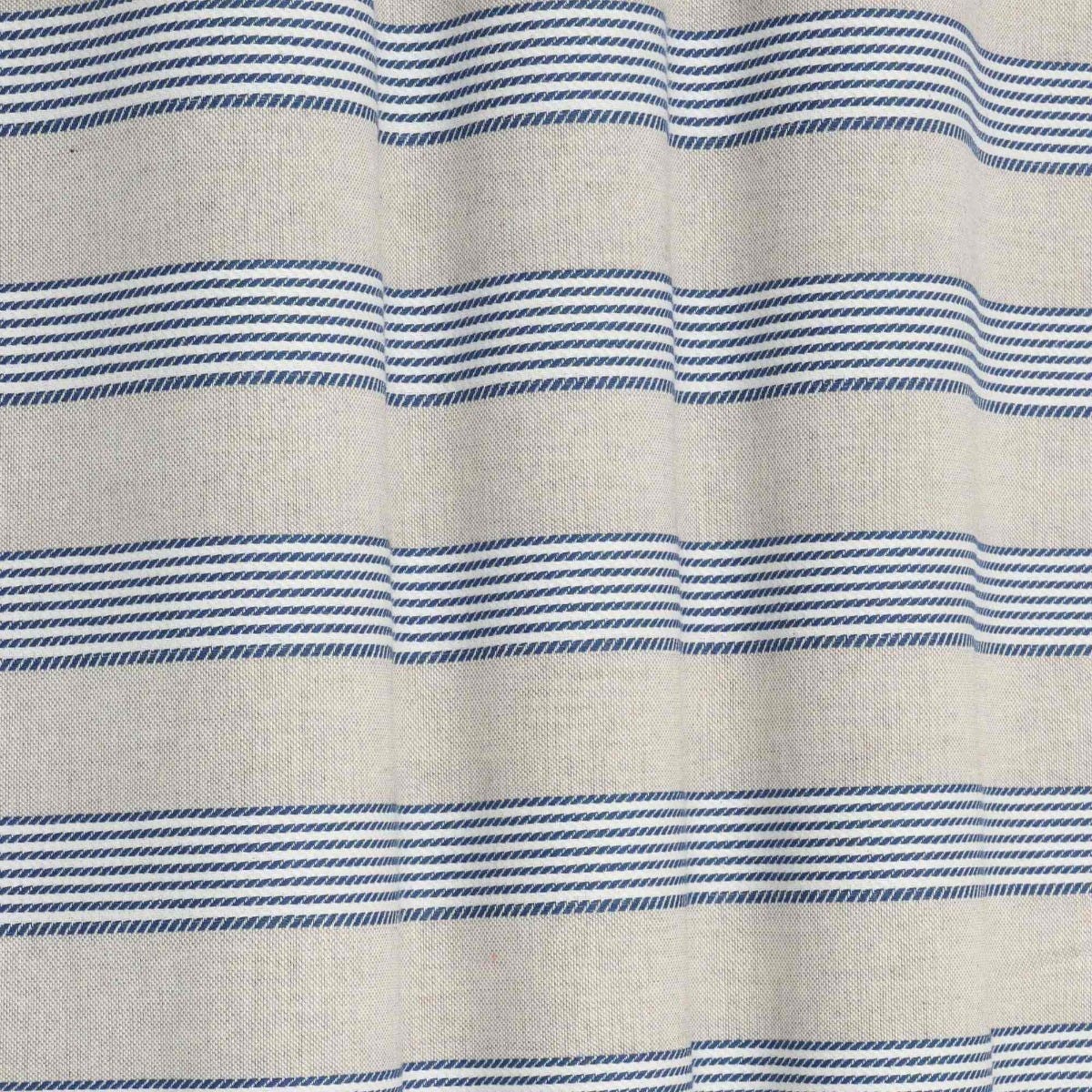 Dartmouth Stripe Blue Double Width Fabric - Image 6