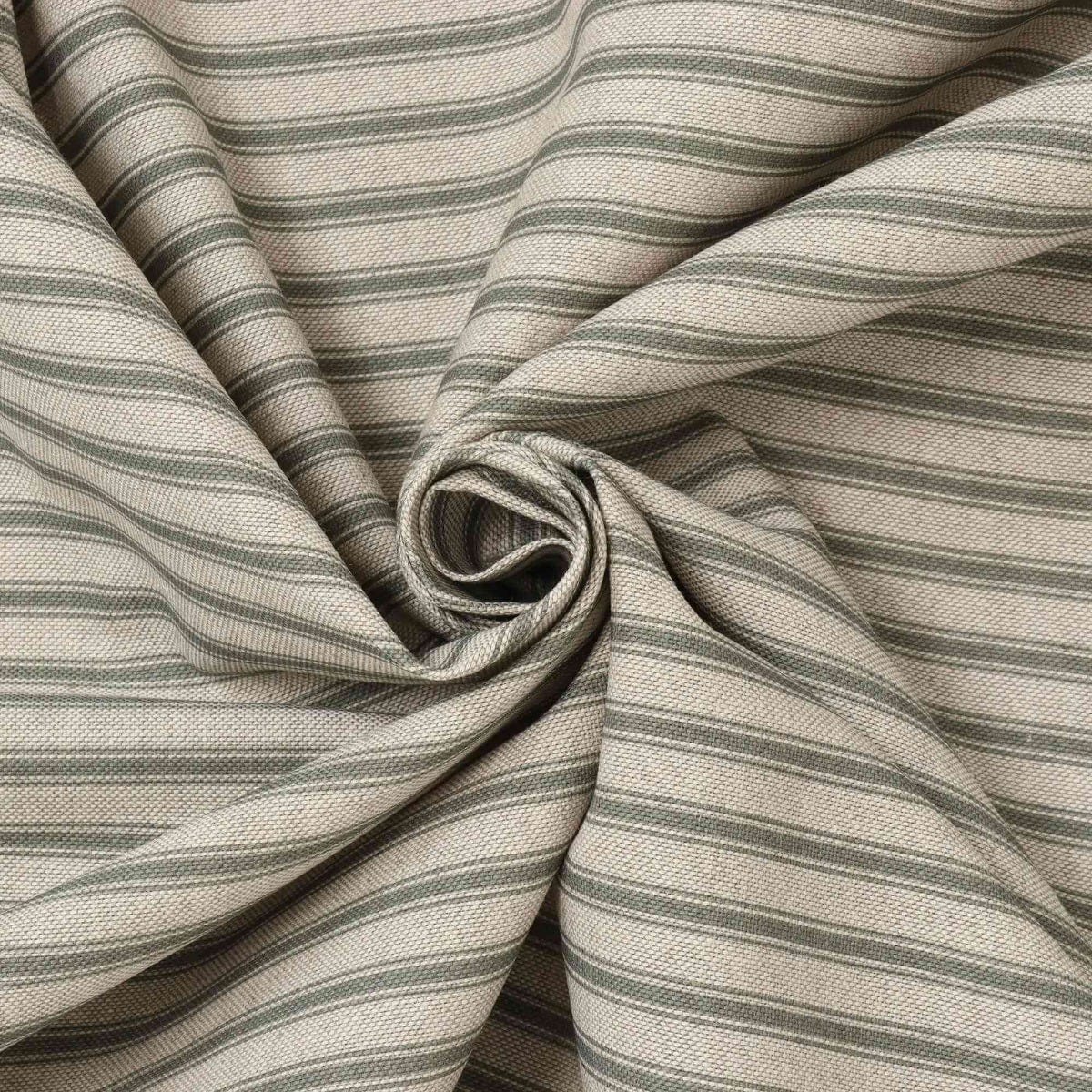 Deck Stripe Green 140cm Fabric - Image 3