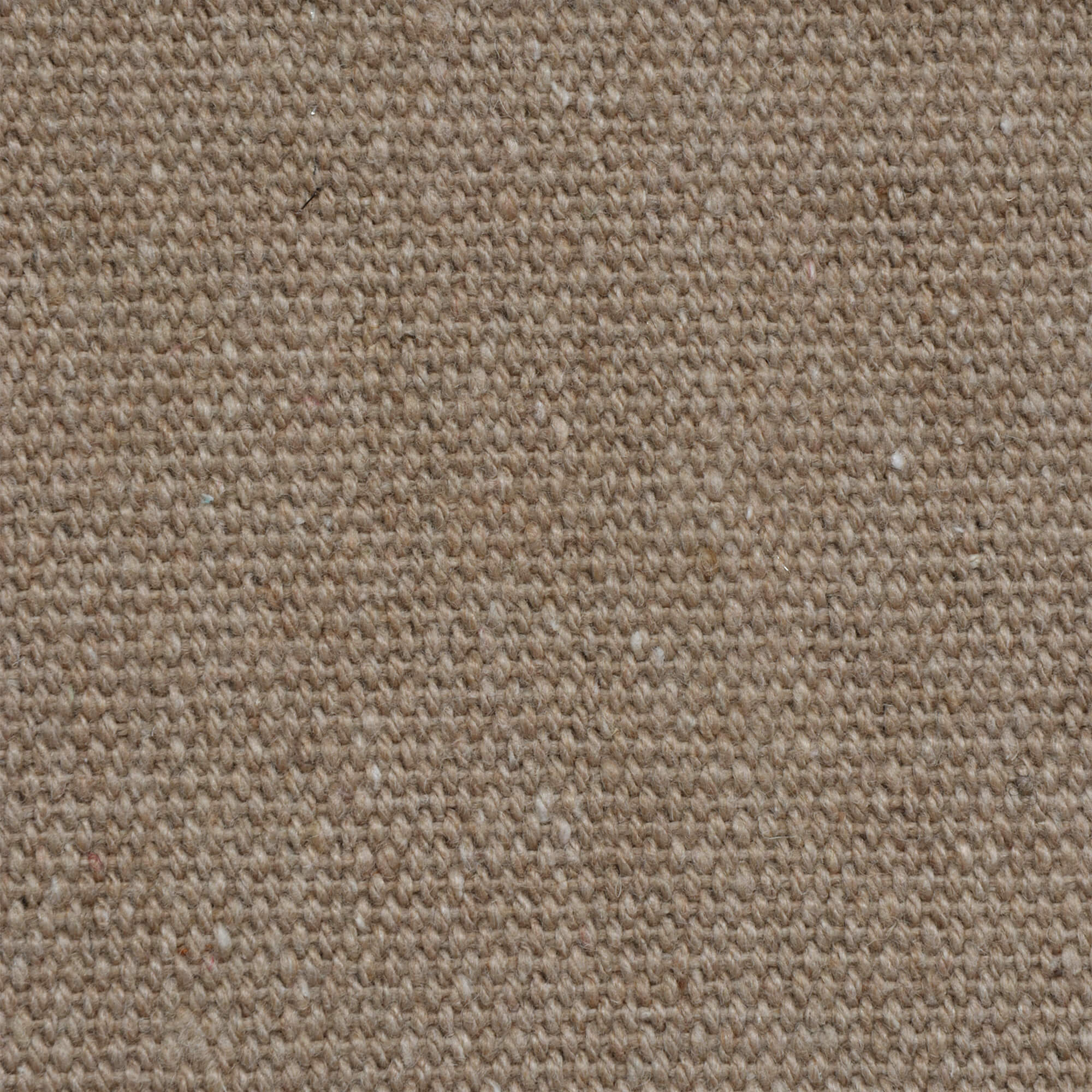 Denver Plain 100% Mixed Fibres Tan Fabric - Image 4