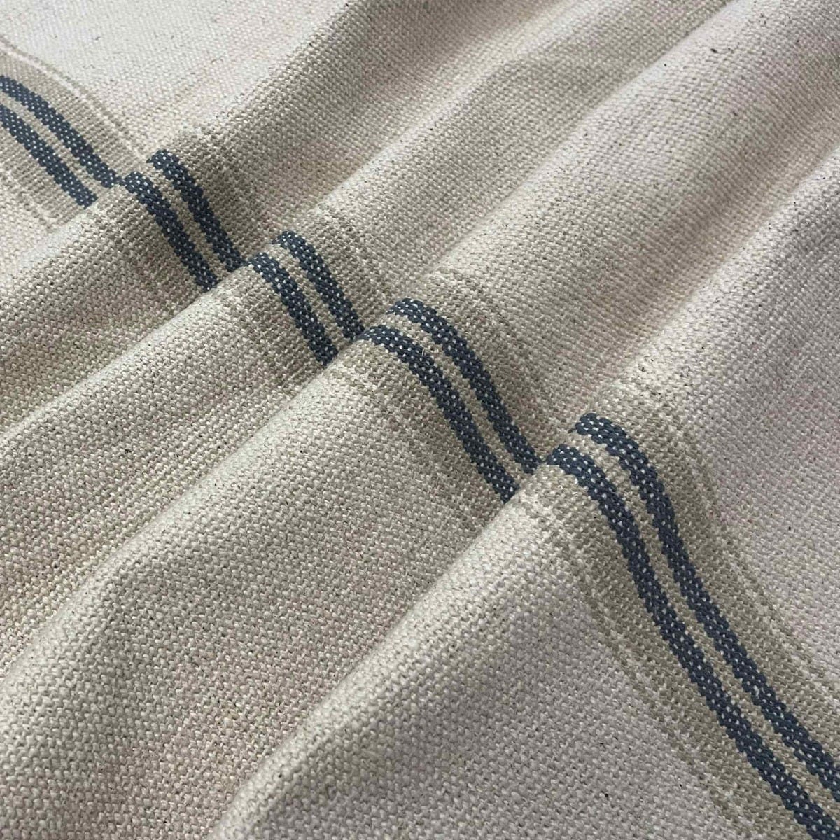 Donan Stripe Grey Fabric - Image 7