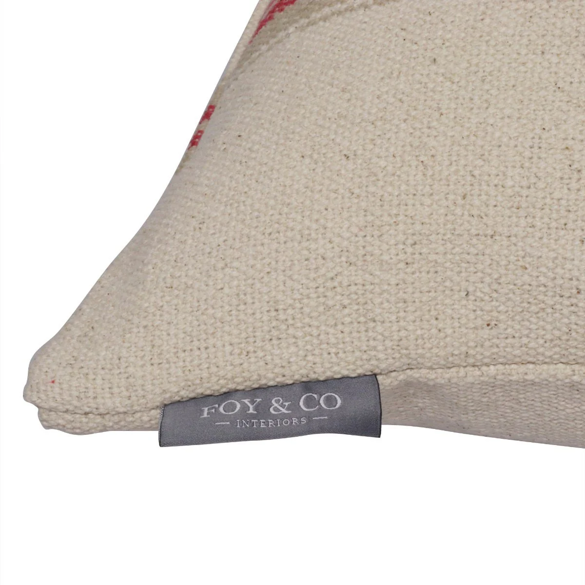 Donan Stripe Red Cushion - Image 4