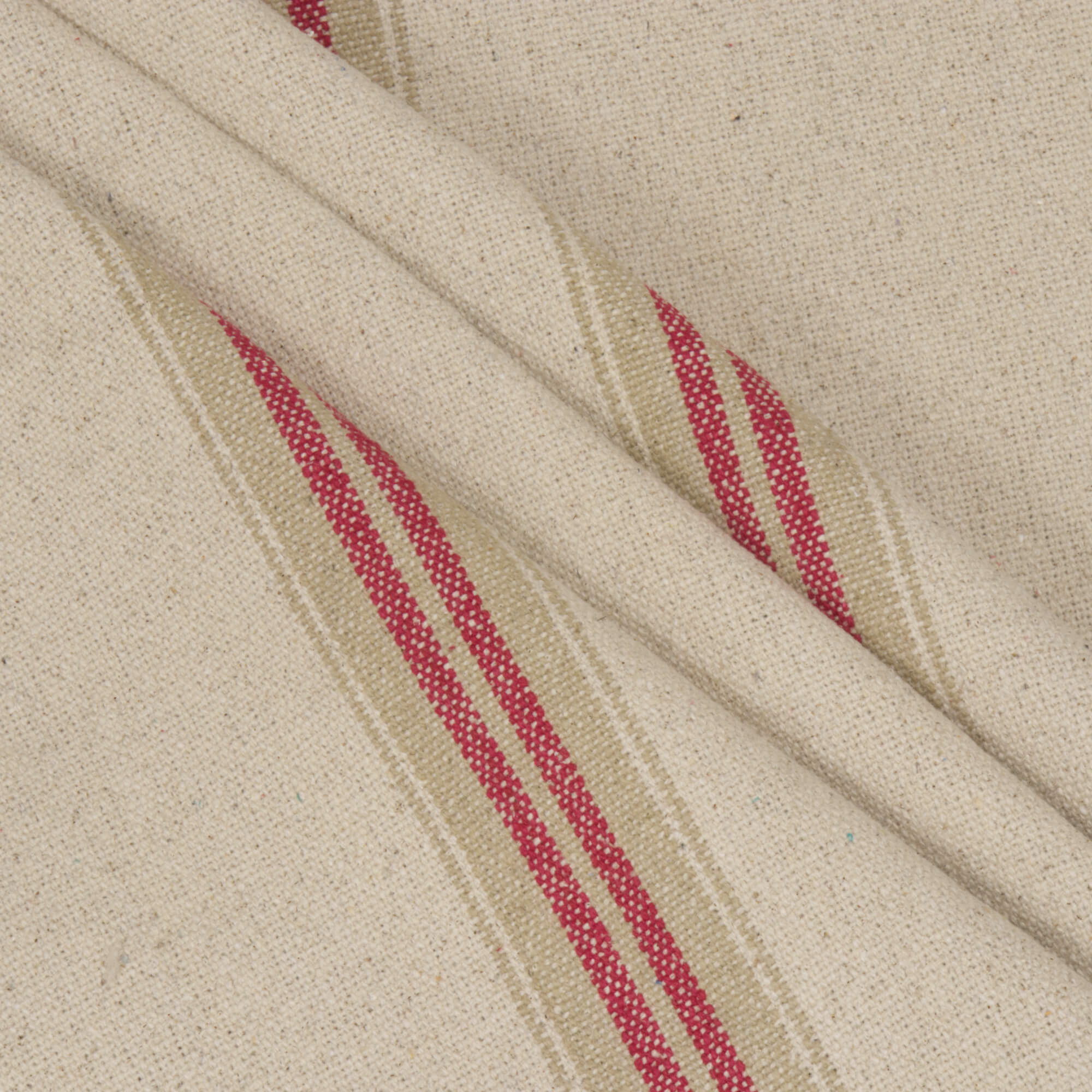 Donan Stripe Red Fabric - Image 6