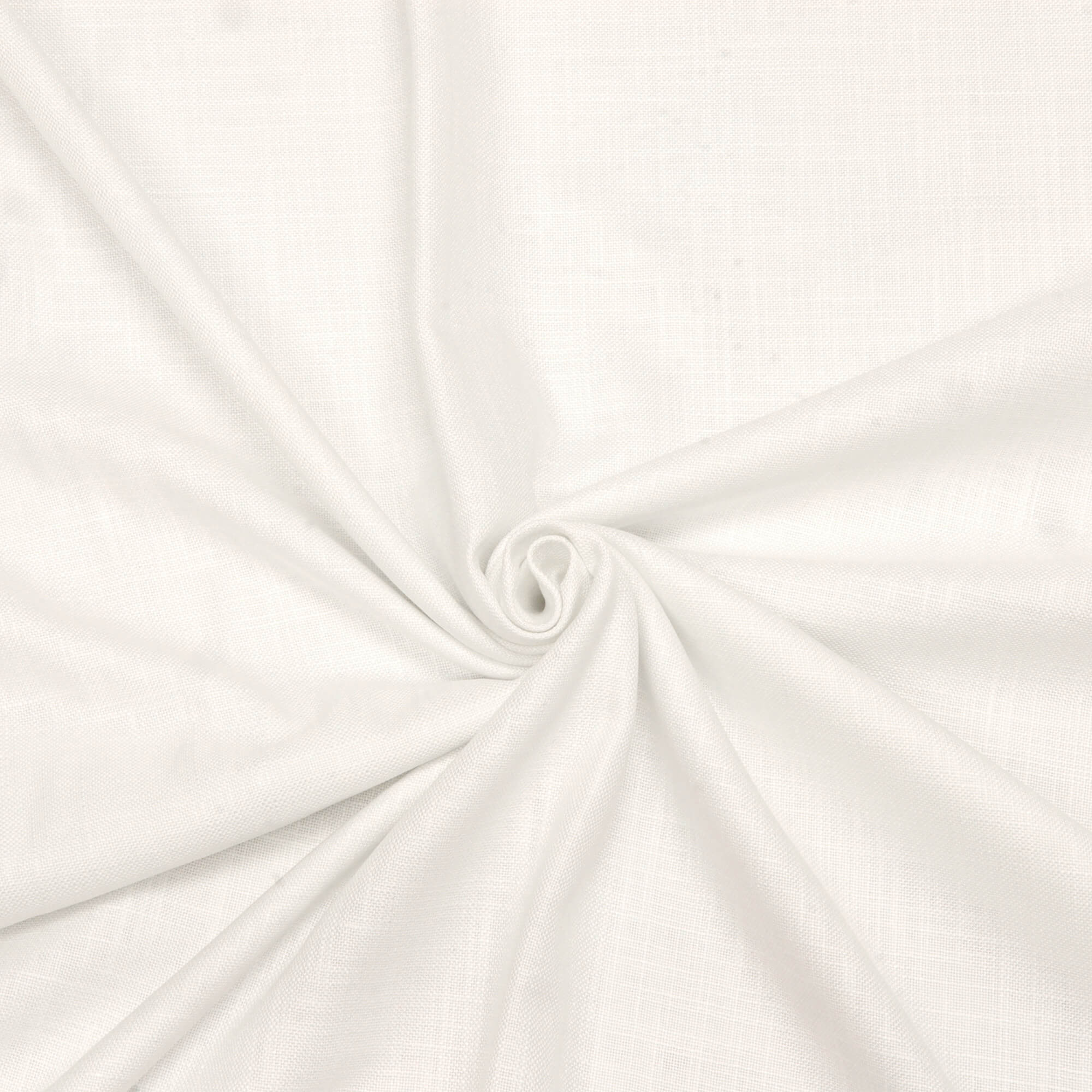 Dorada Plain Pearl White Double Width Fabric - Image 5