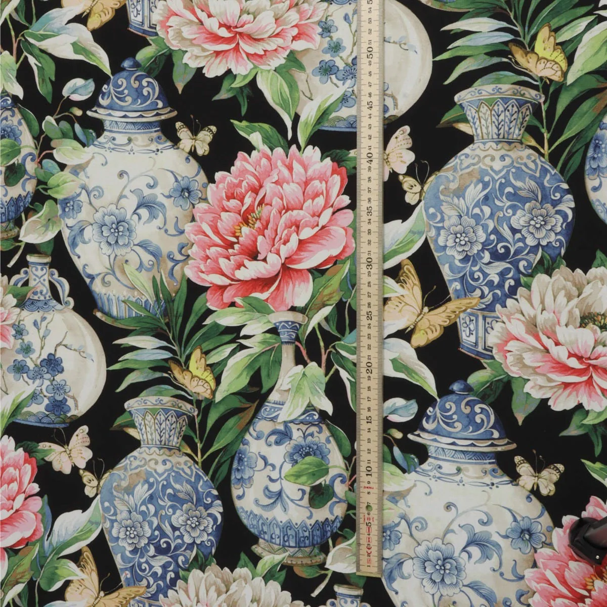 Clearance Dorchester Floral Black Fabric - Image 5