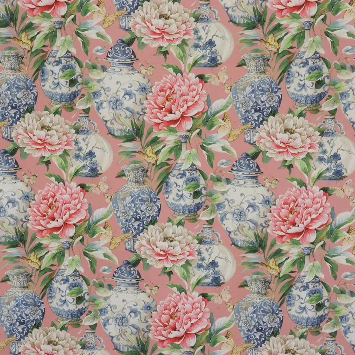 Clearance Dorchester Floral Rose Fabric - Image 8
