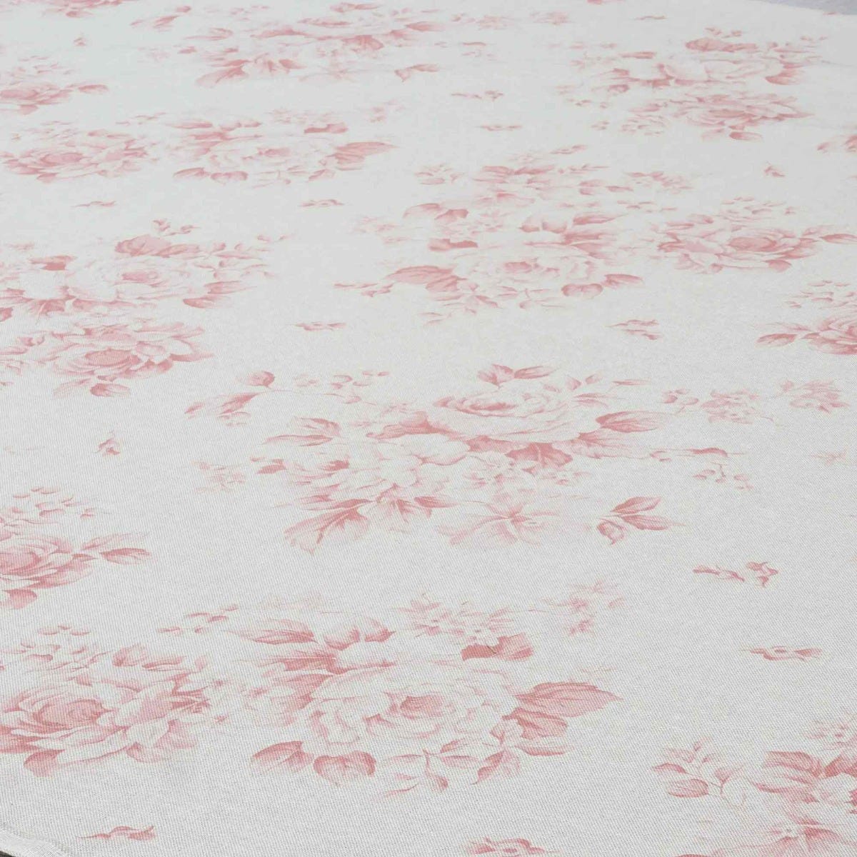 Dorothy Rose Coral Red Double Width Fabric - Image 4