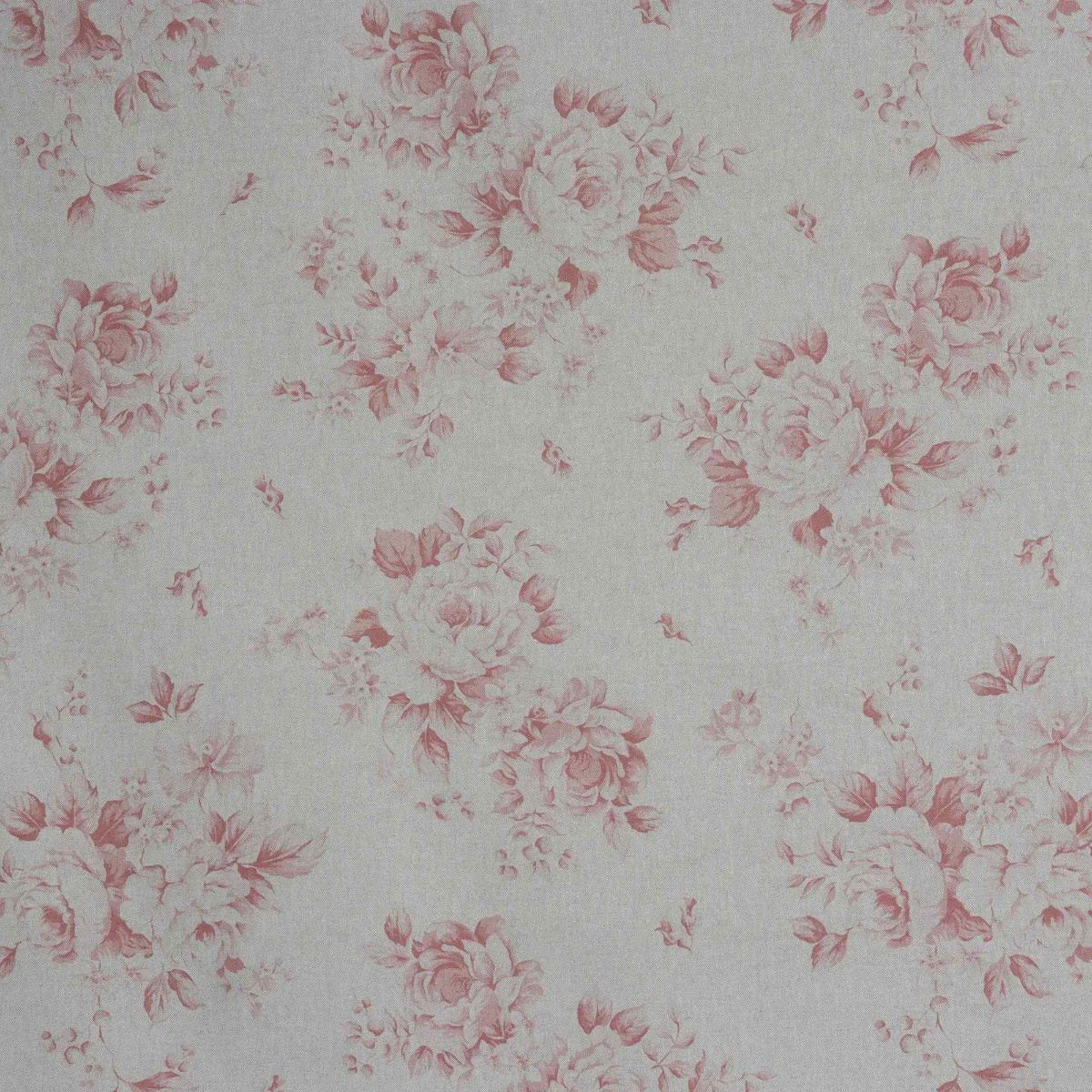 Dorothy Rose Coral Red Double Width Fabric - Image 7
