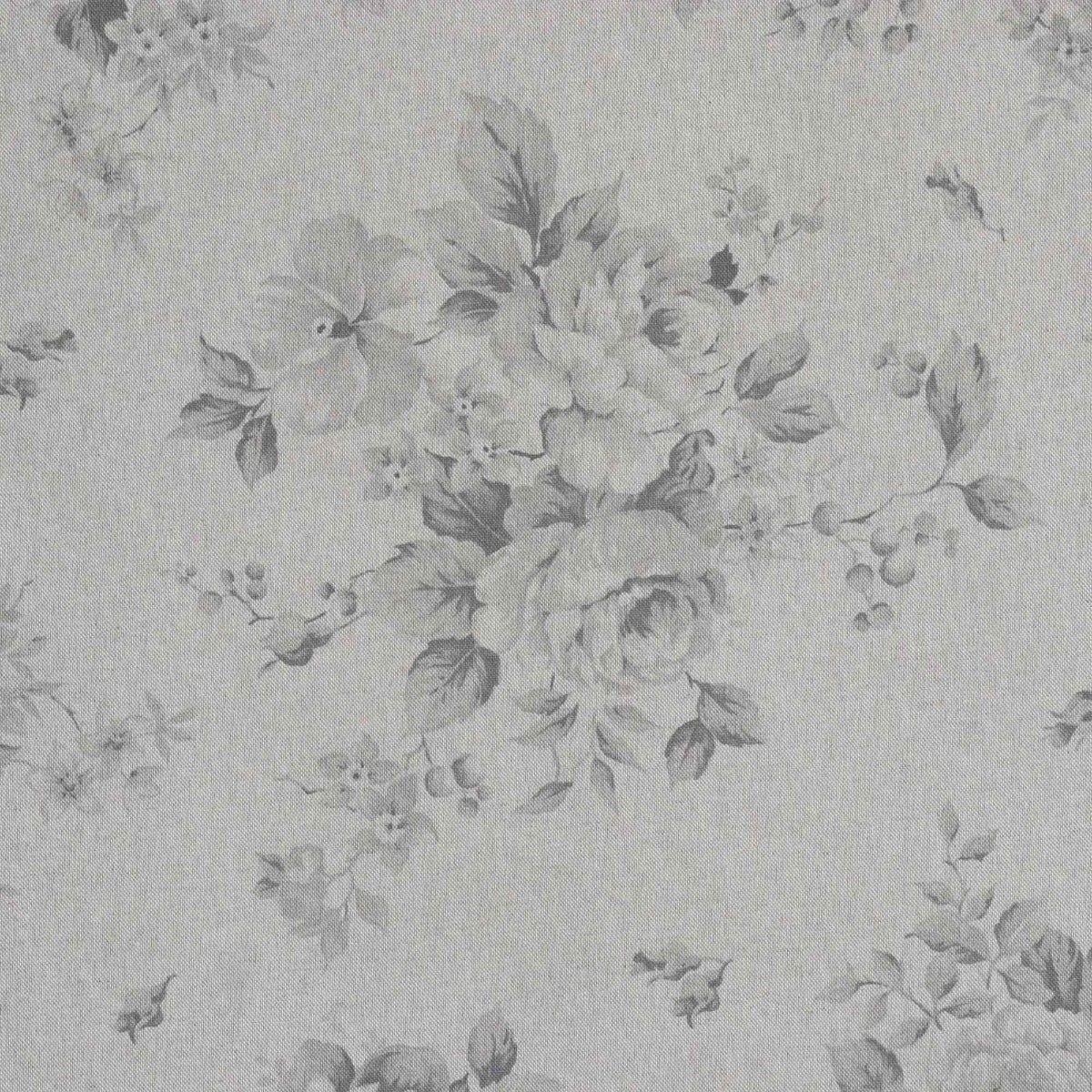 Dorothy Rose Dove Grey Double Width Fabric - Image 6