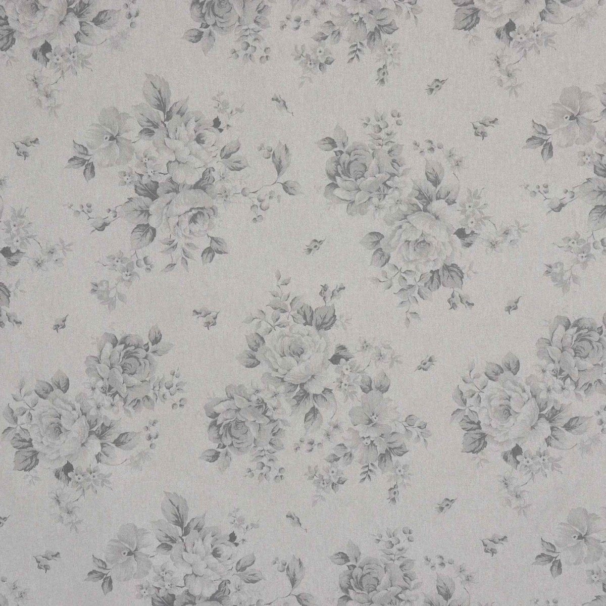 Dorothy Rose Dove Grey Double Width Fabric - Image 7