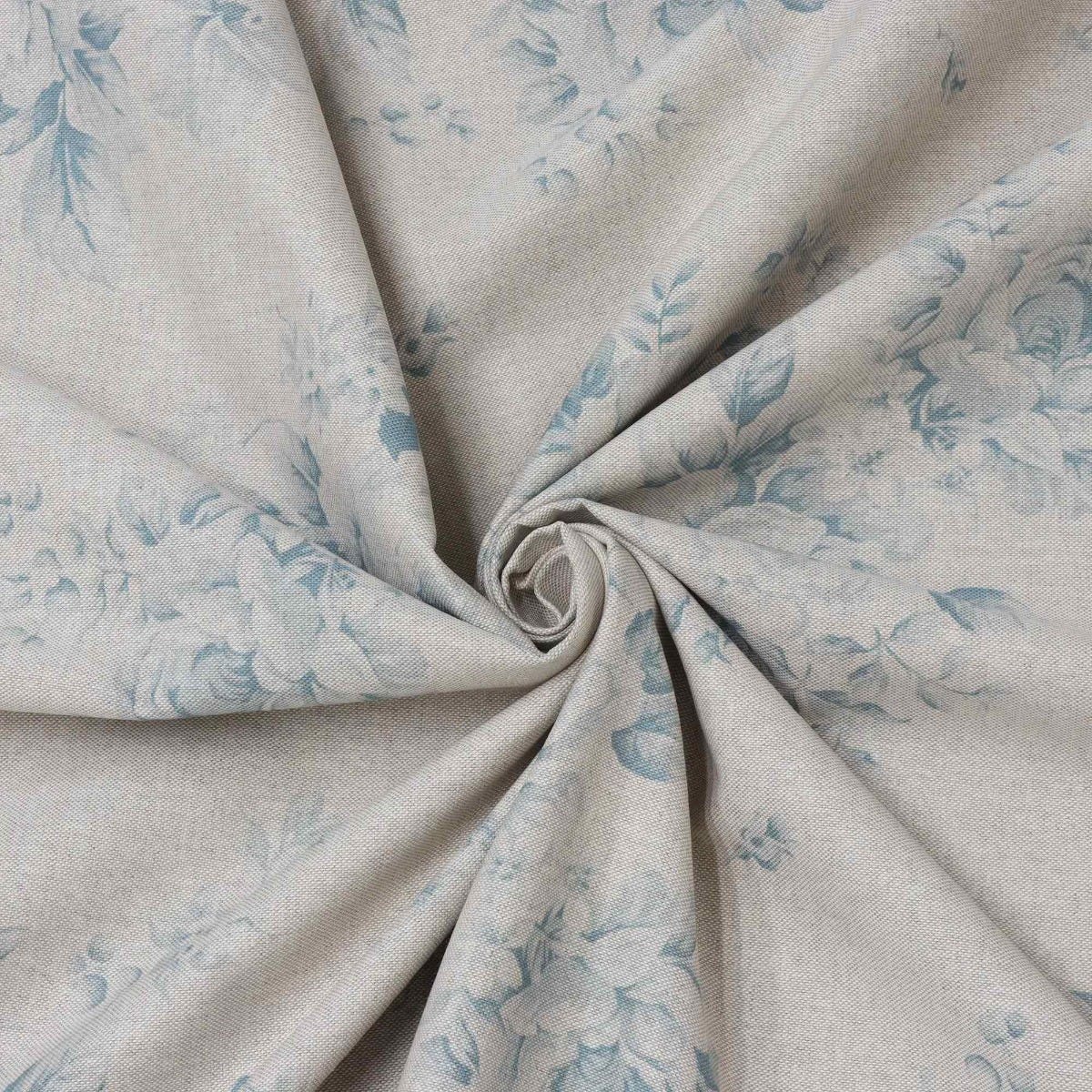 Dorothy Rose Kingfisher Blue Double Width Fabric - Image 5