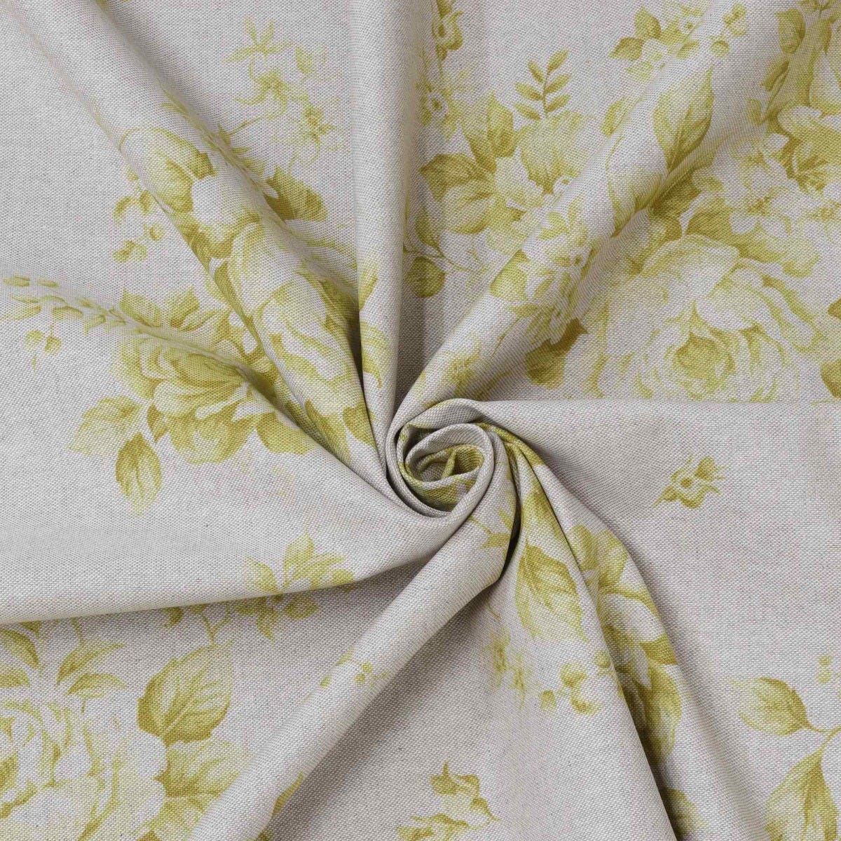 Dorothy Rose Yellow Double Width Fabric - Image 3