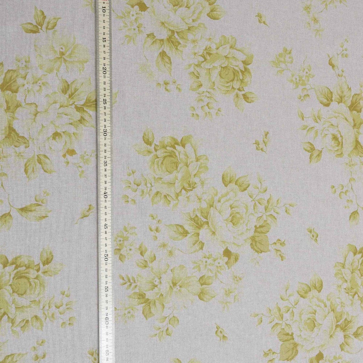 Dorothy Rose Yellow Double Width Fabric - Image 5
