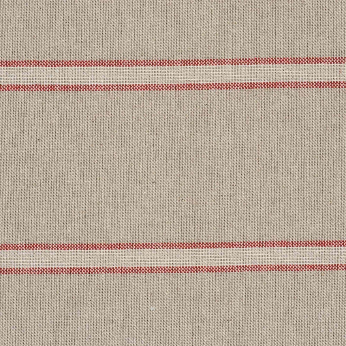 Double Stripe Red Double Width Fabric - Image 5