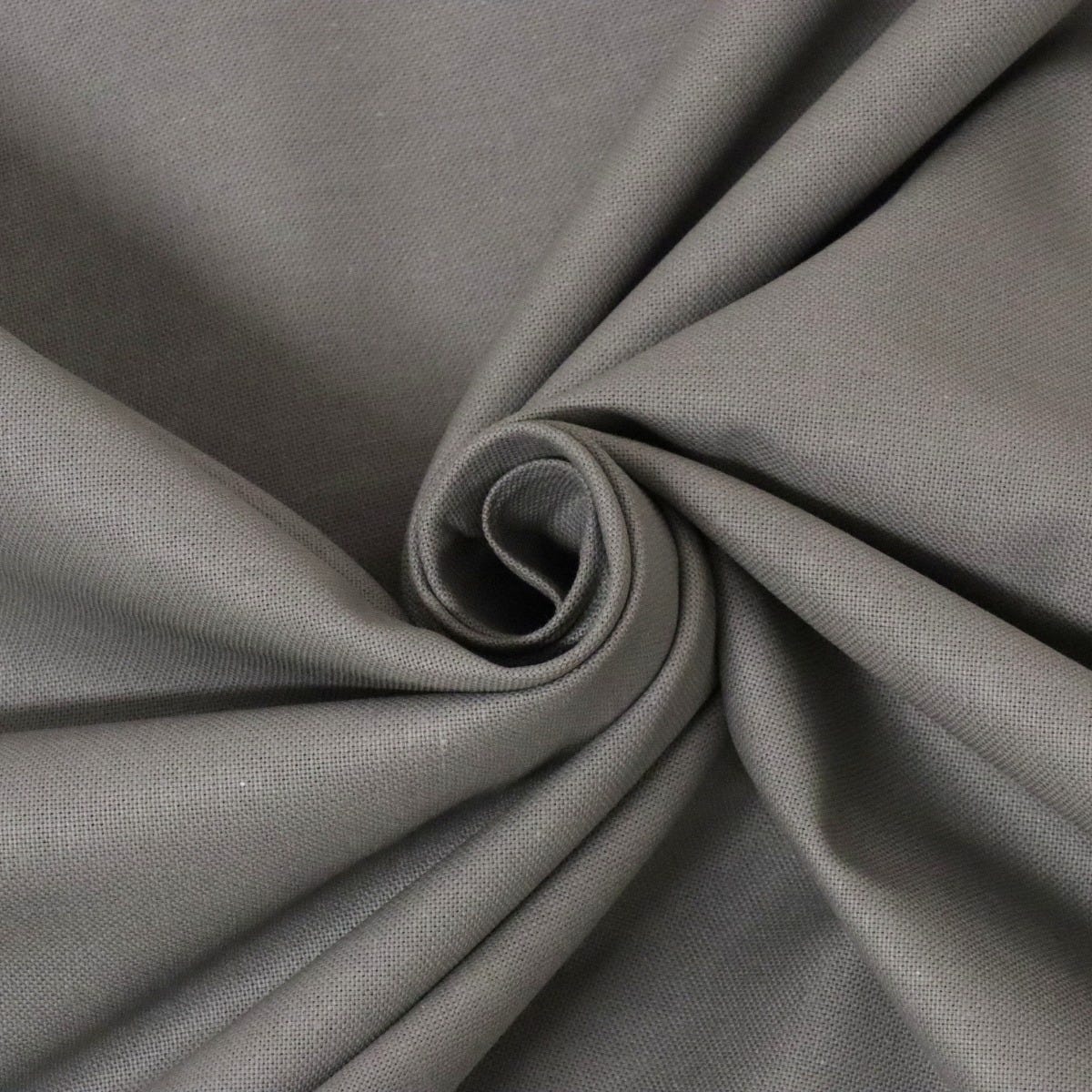 Double Width 100% Cotton Steel Fabric - Image 4