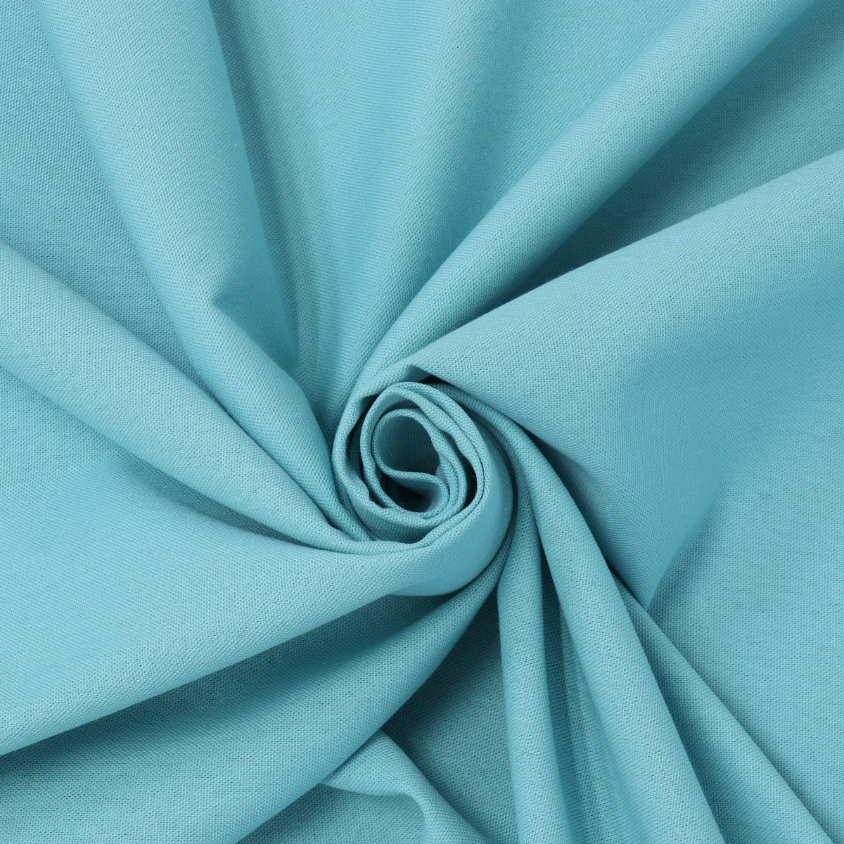 Double Width 100% Cotton Turquoise Fabric - Image 5