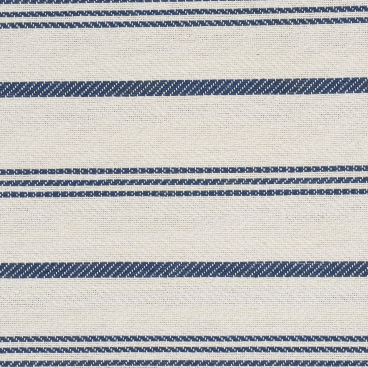 Double Width Milford Stripe Navy Fabric - Image 6