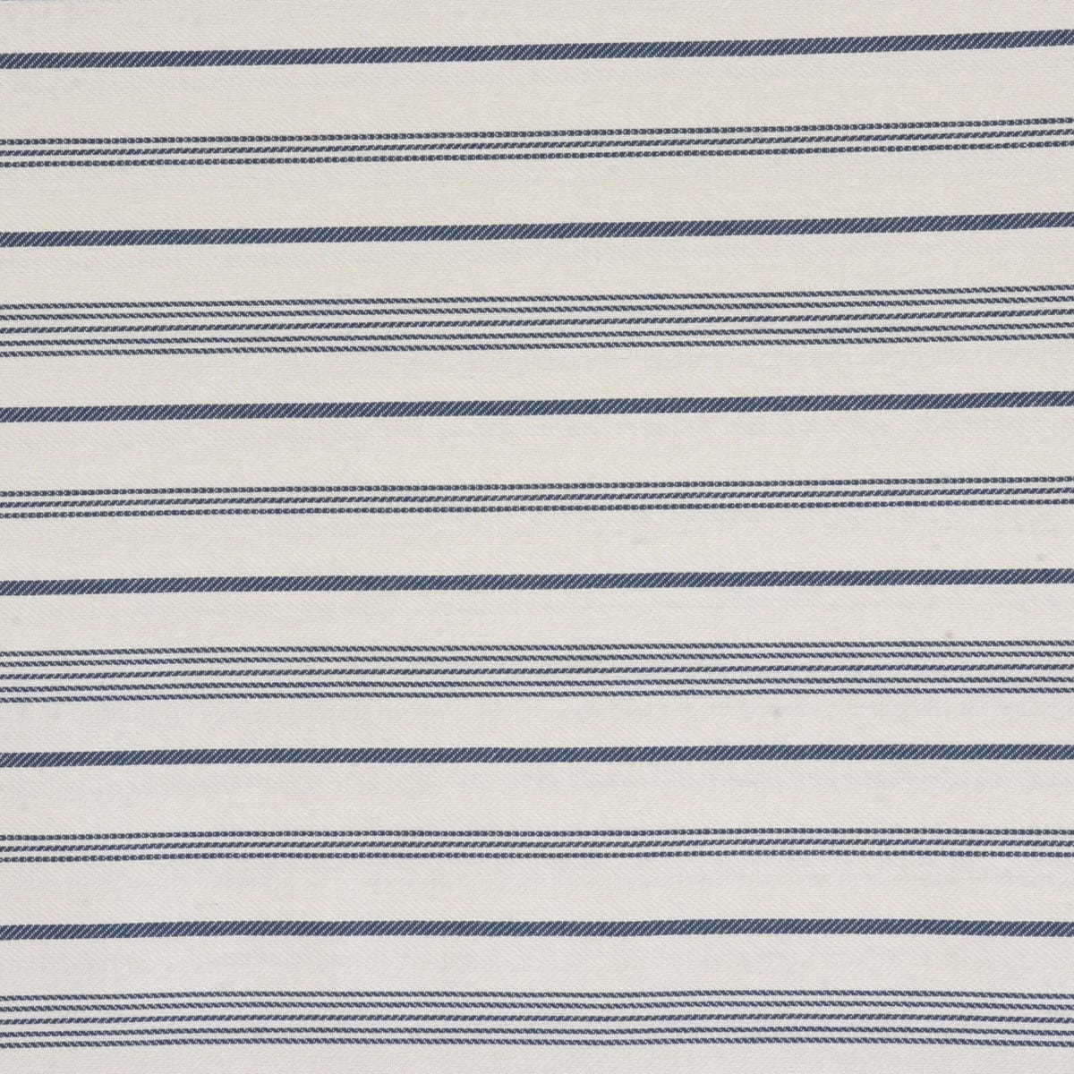 Double Width Milford Stripe Navy Fabric - Image 8