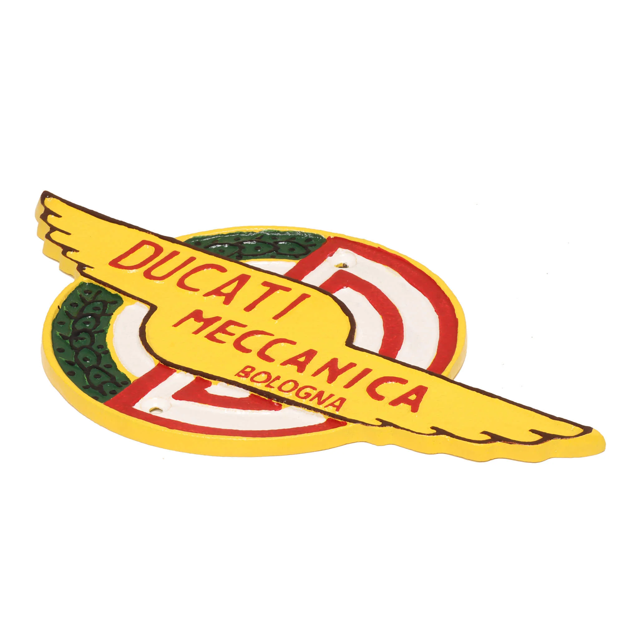 Ducati Motorcycle Cast Iron Wall Sign - Image 2