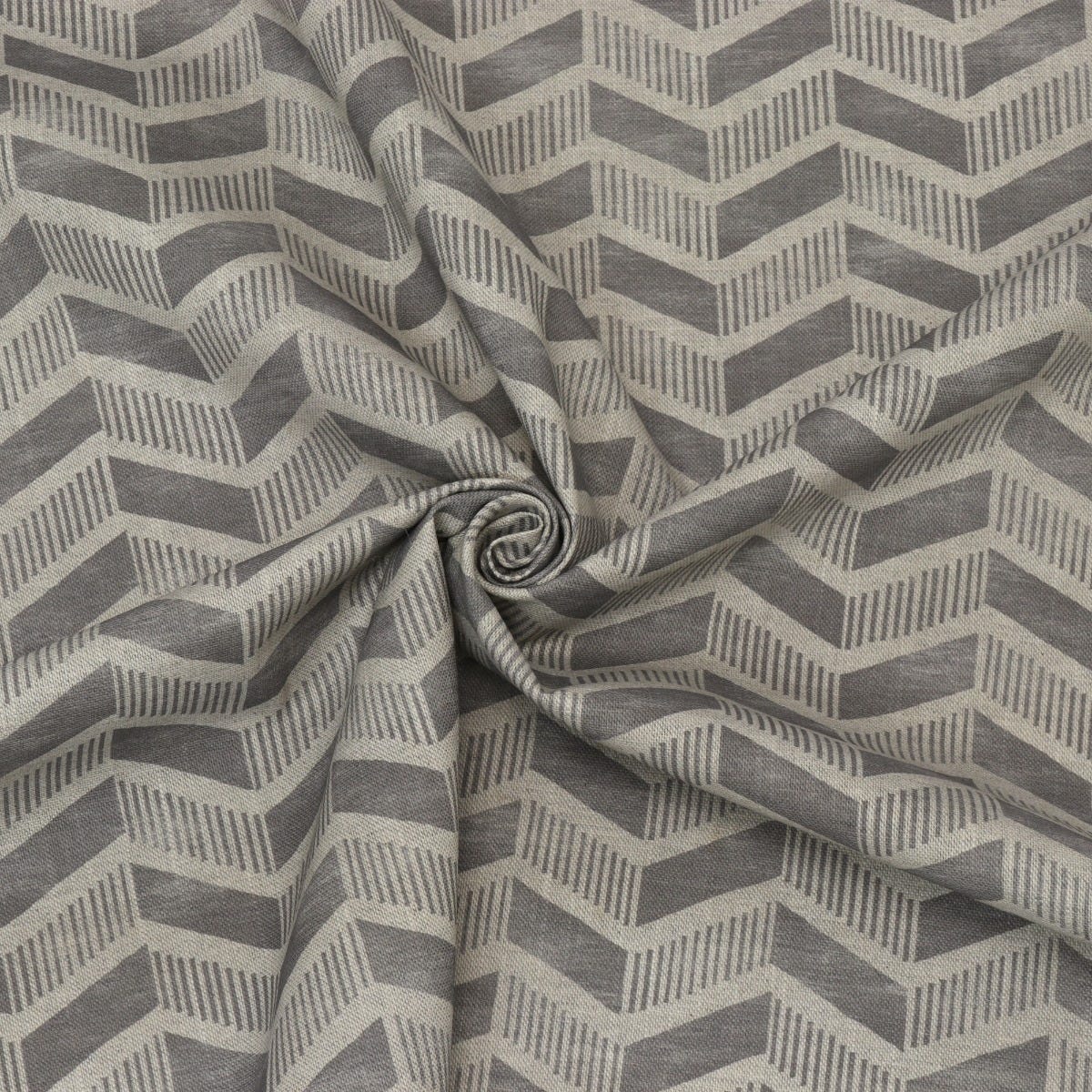 Clearance Empire Chevron Taupe Fabric - Image 3
