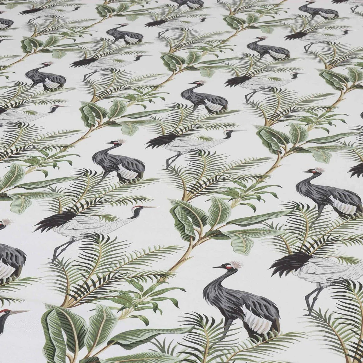Exotic Storks Outdoor Fabric - Image 4