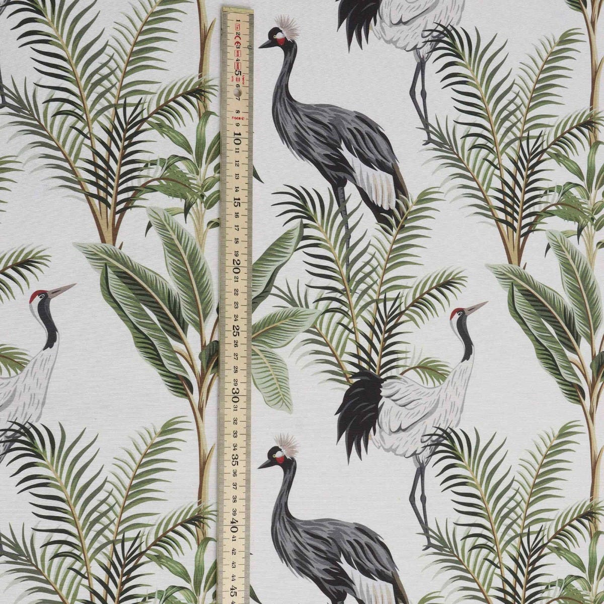 Exotic Storks Outdoor Fabric - Image 5