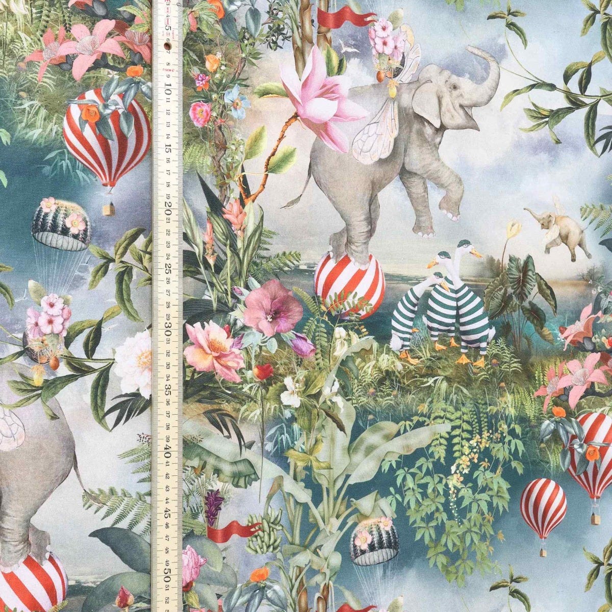 Fantasy Jumbo Elephant Cotton Fabric - Image 5
