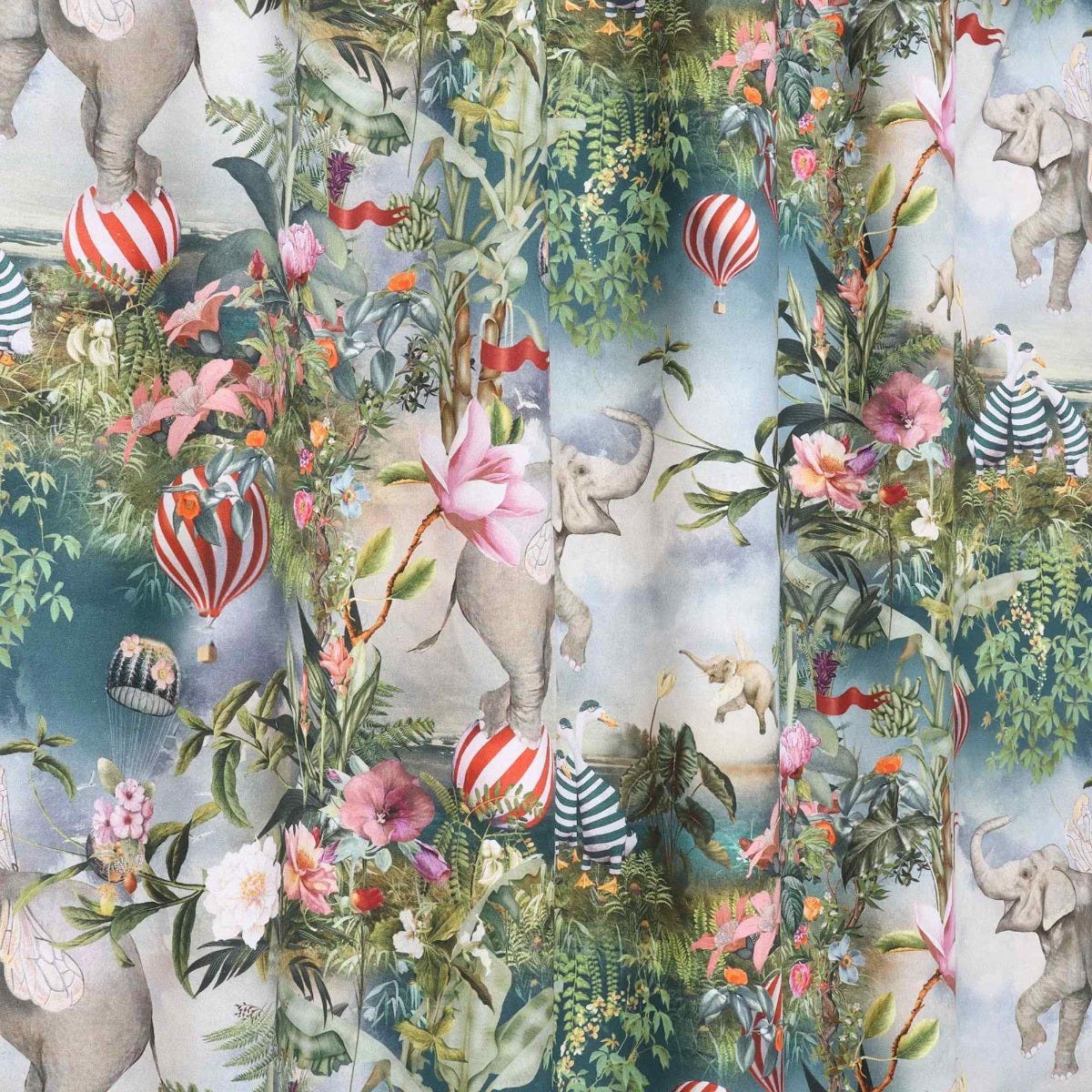 Fantasy Jumbo Elephant Cotton Fabric - Image 7