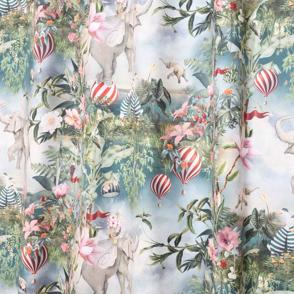 Fantasy Jumbo Elephant Velvet Fabric - Image 7