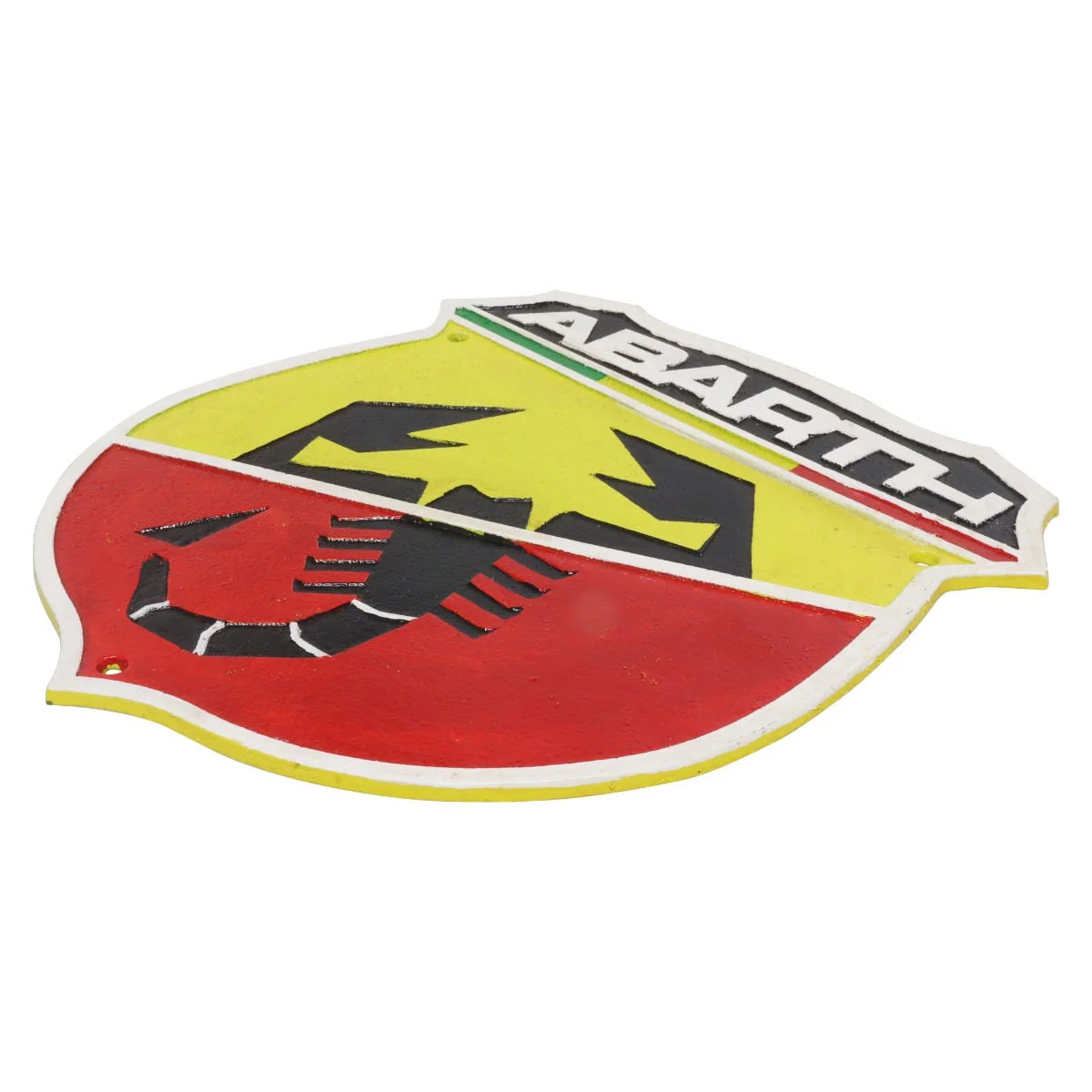 Fiat Abarth Cast Iron Wall Sign - Image 3