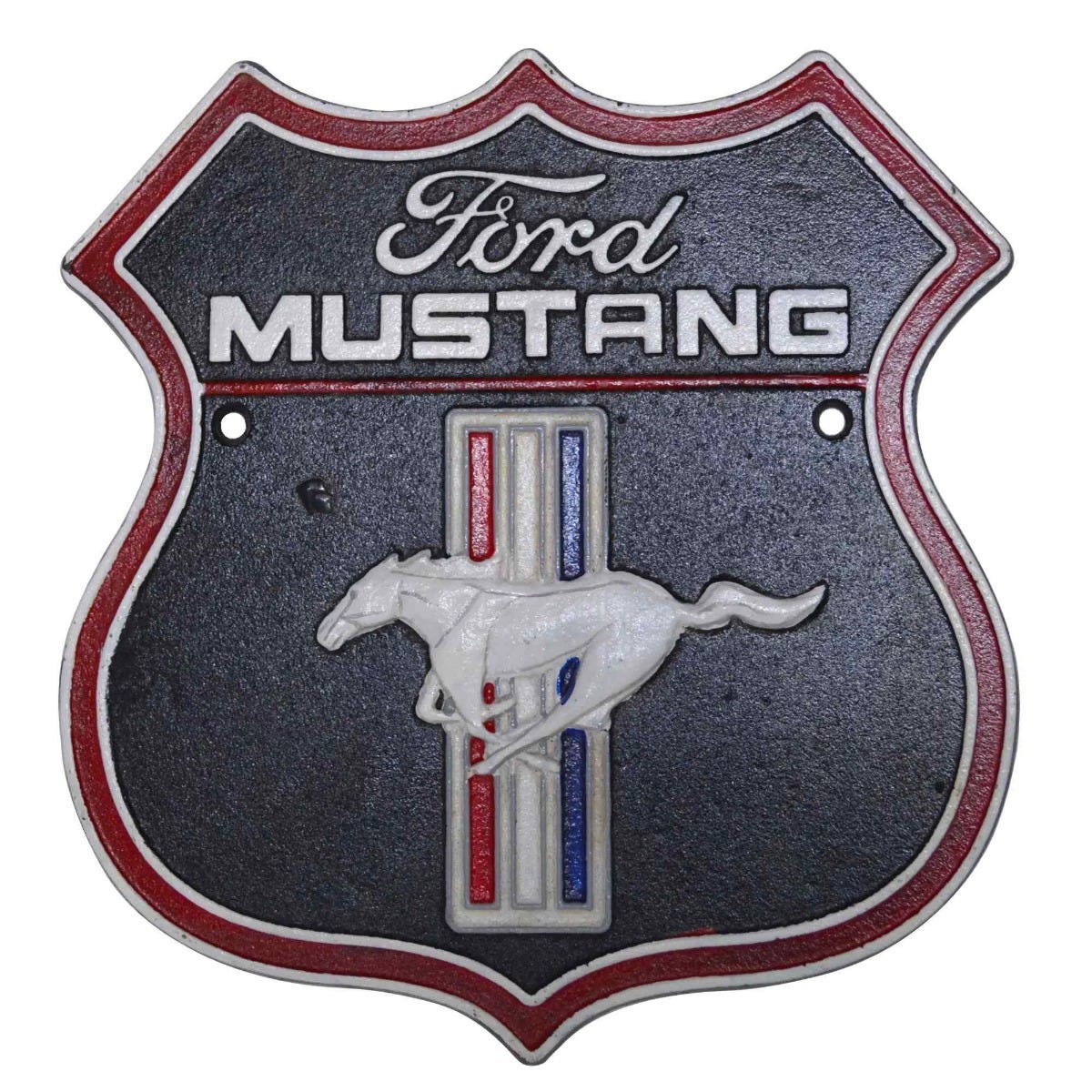 Ford Mustang Cast Iron Wall Sign - Image 3