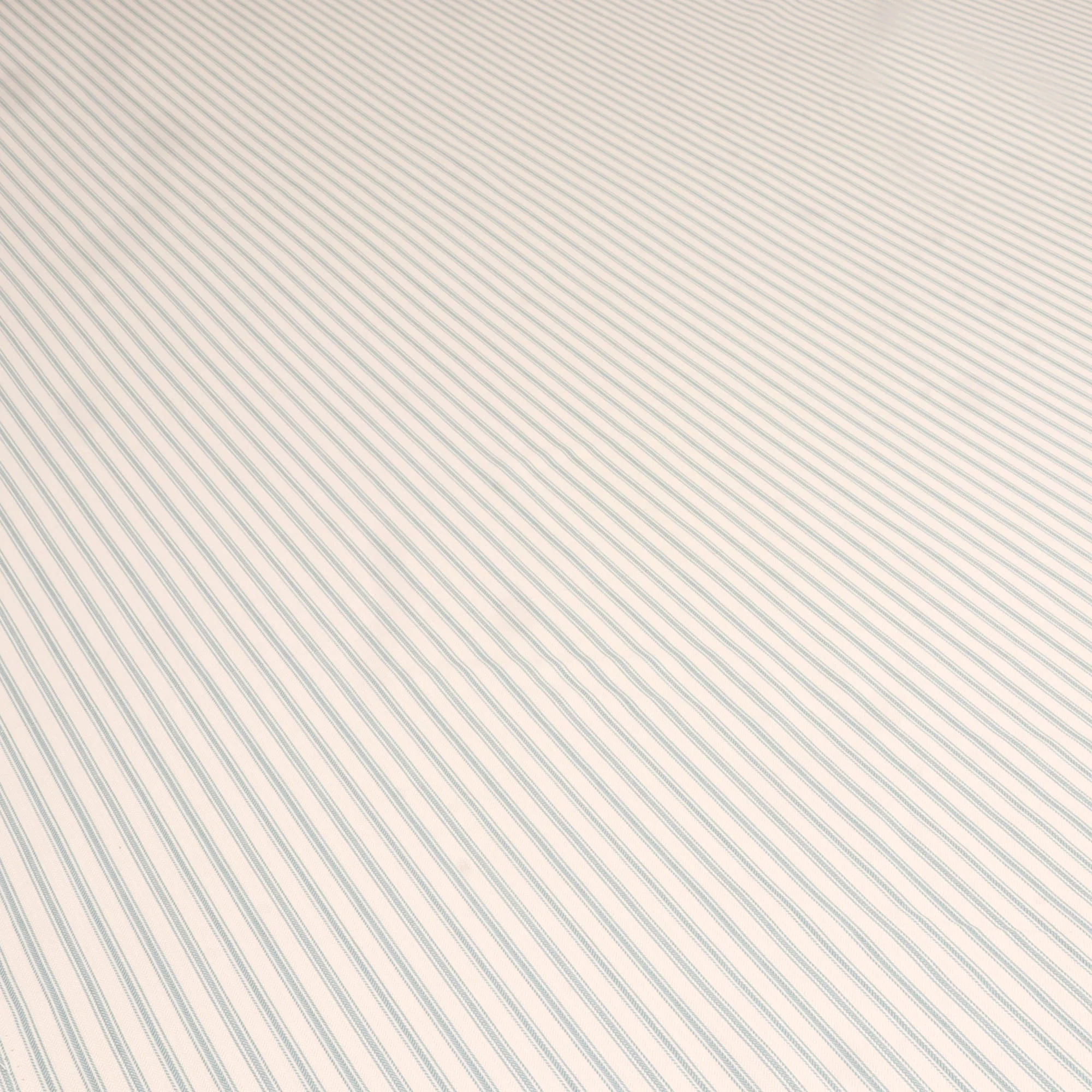 Foy Ticking Stripe Seafoam Fabric - Image 4