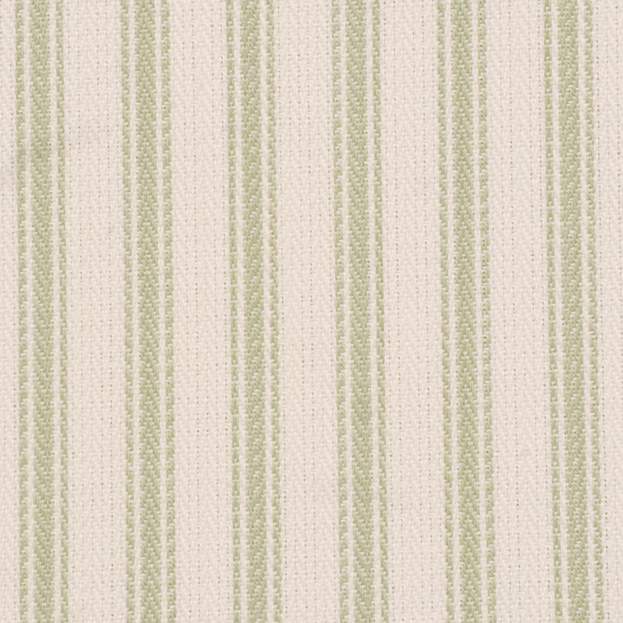Foy Ticking Stripe Spring Green Fabric - Image 6