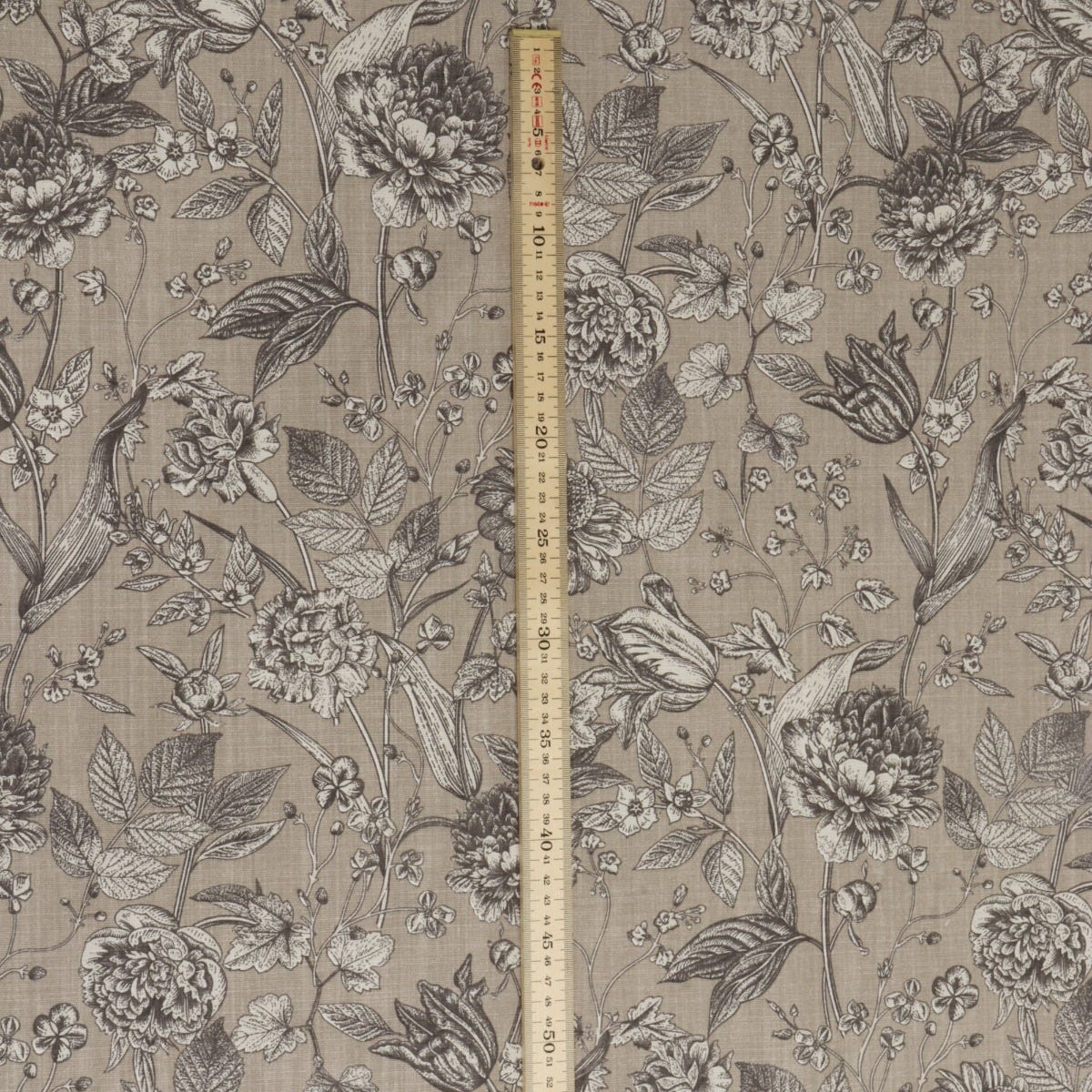 Ghislaine Floral Natural Fabric - Image 5