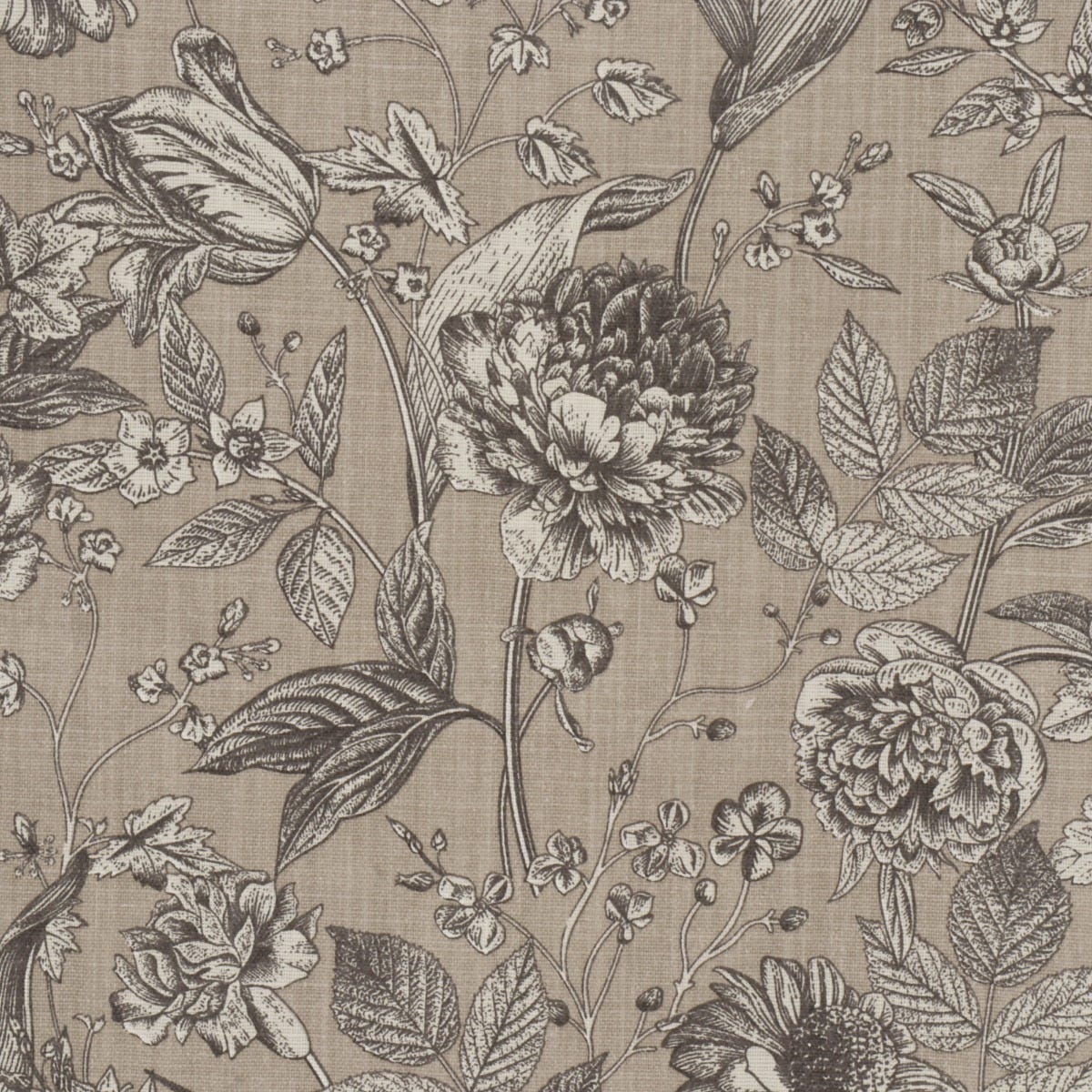 Ghislaine Floral Natural Fabric - Image 6