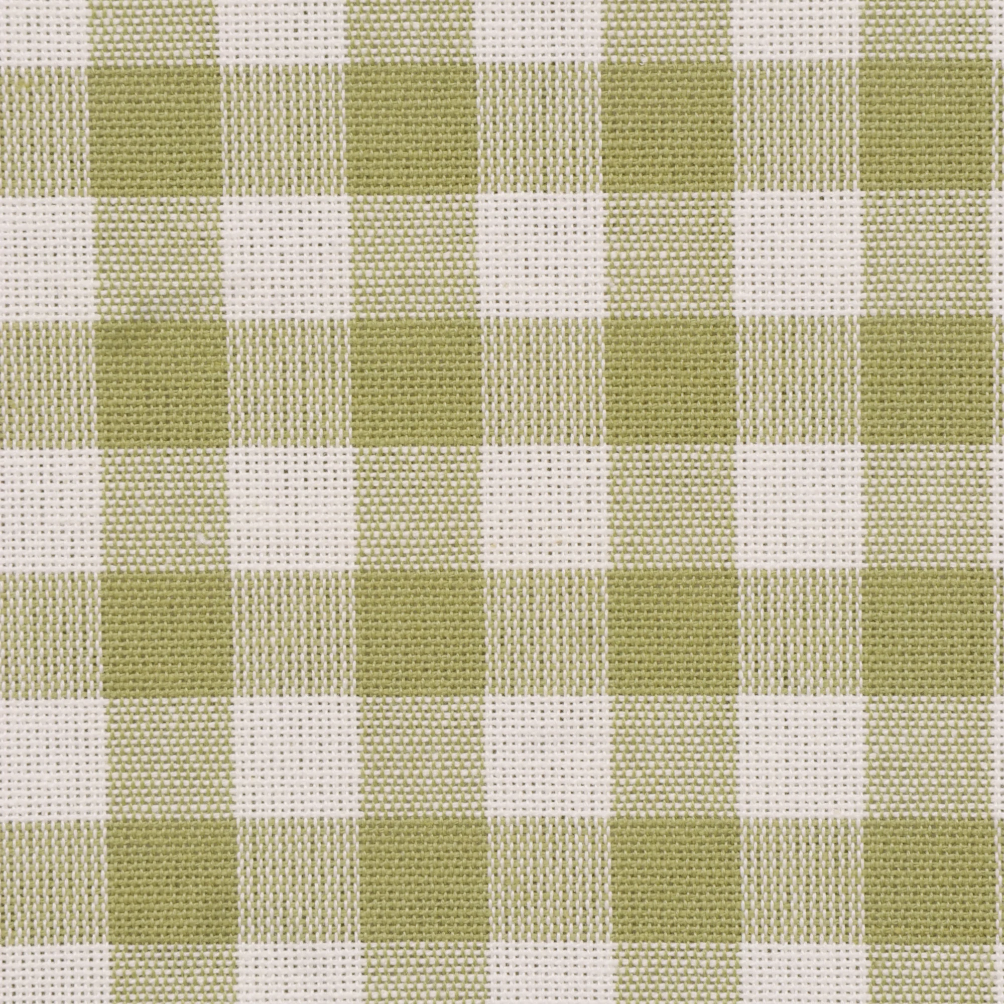 Gingham Check Fabric - Green - Image 6