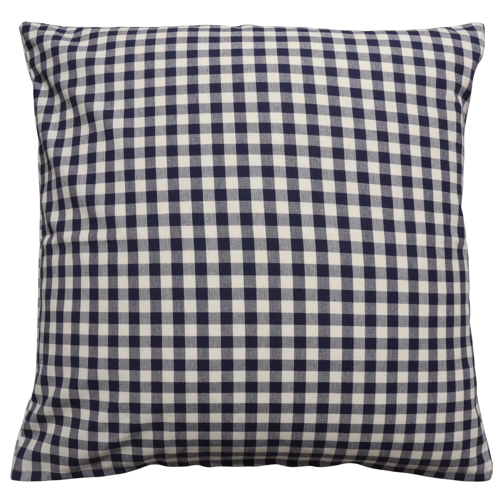 Gingham Check Navy Cushion Cover - Image 4
