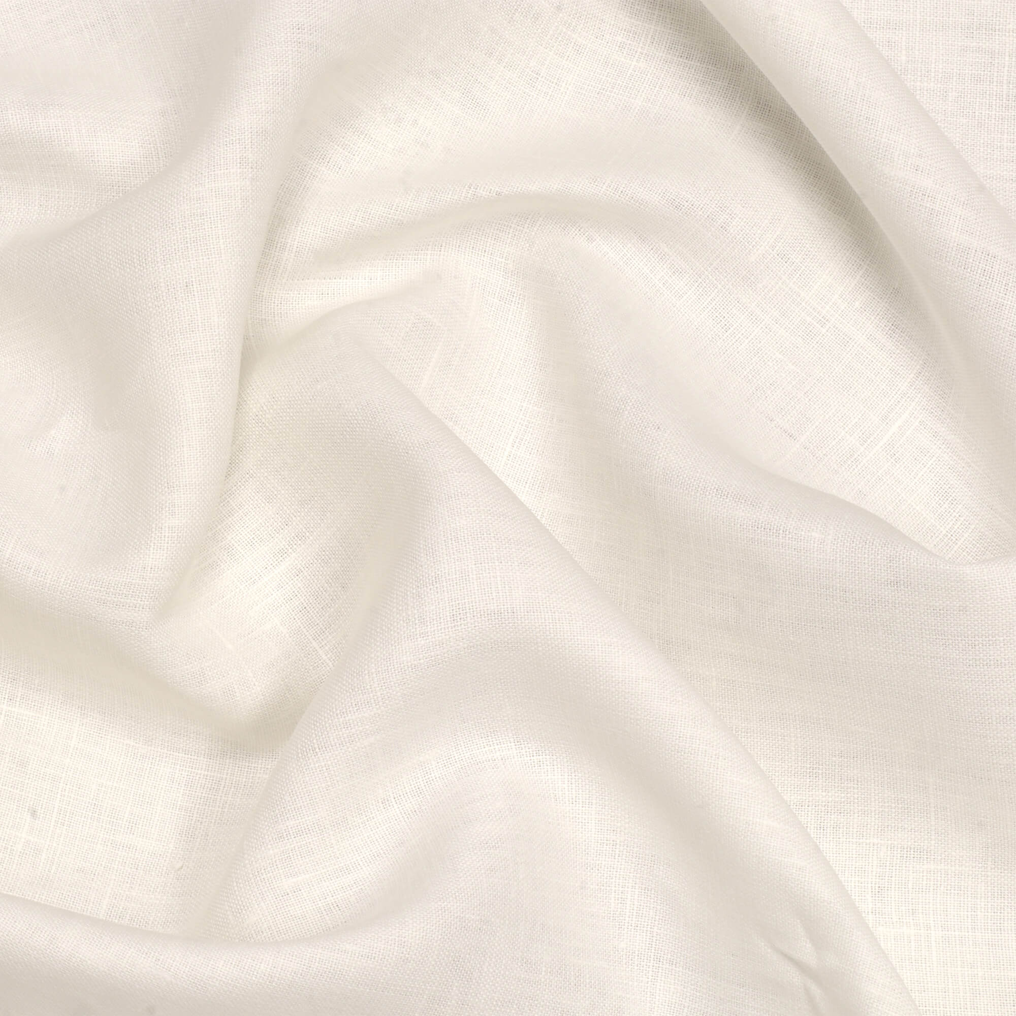 Gordes Linen Ecru White Fabric - Image 3