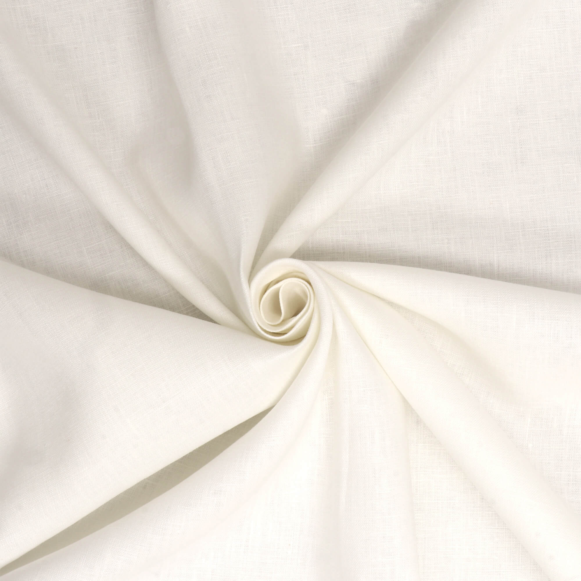 Gordes Linen Ecru White Fabric - Image 4