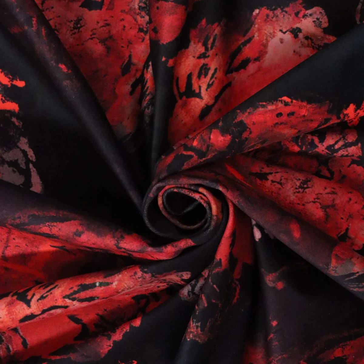 Gothic Rose Noir Velvet Fabric - Image 3