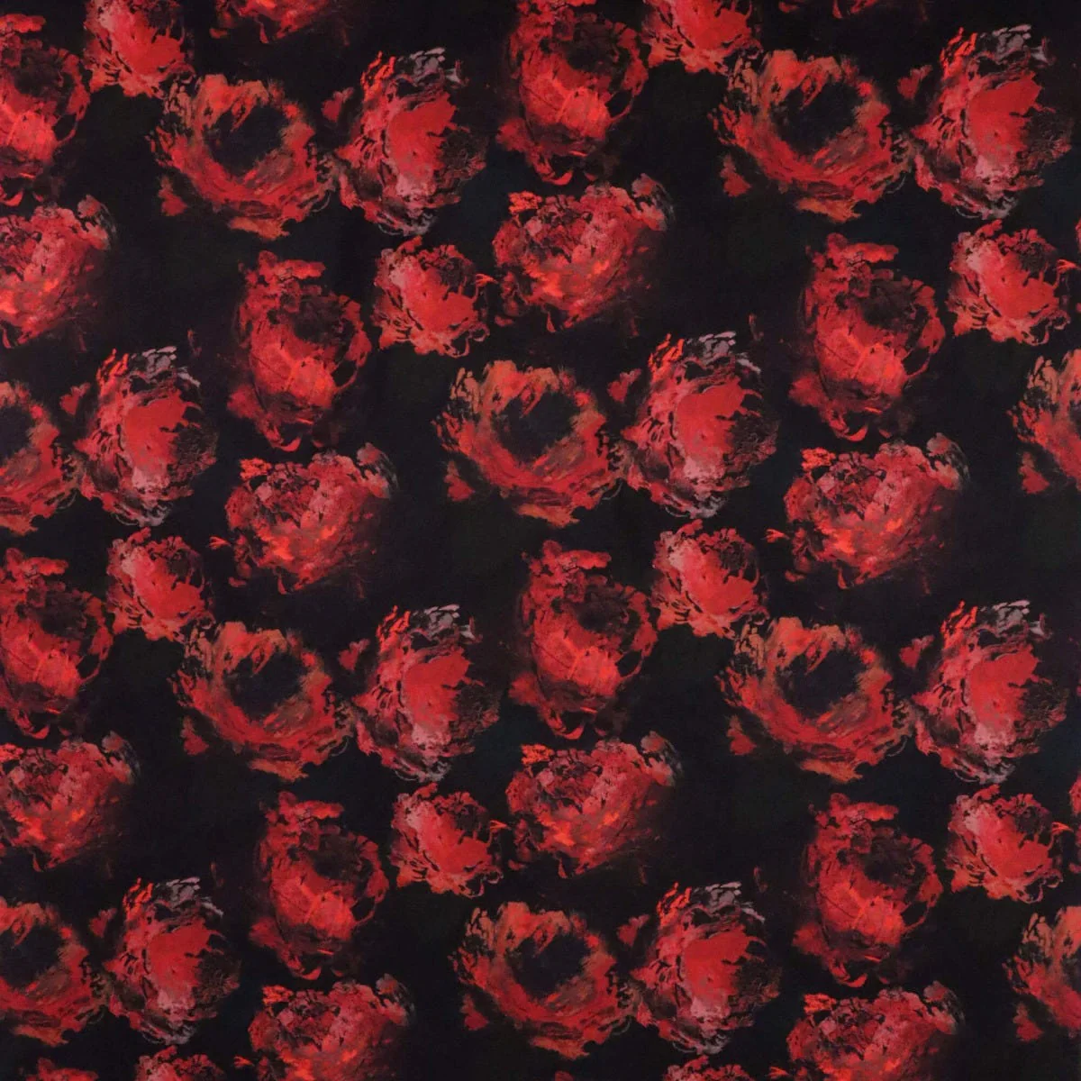 Gothic Rose Noir Velvet Fabric - Image 6