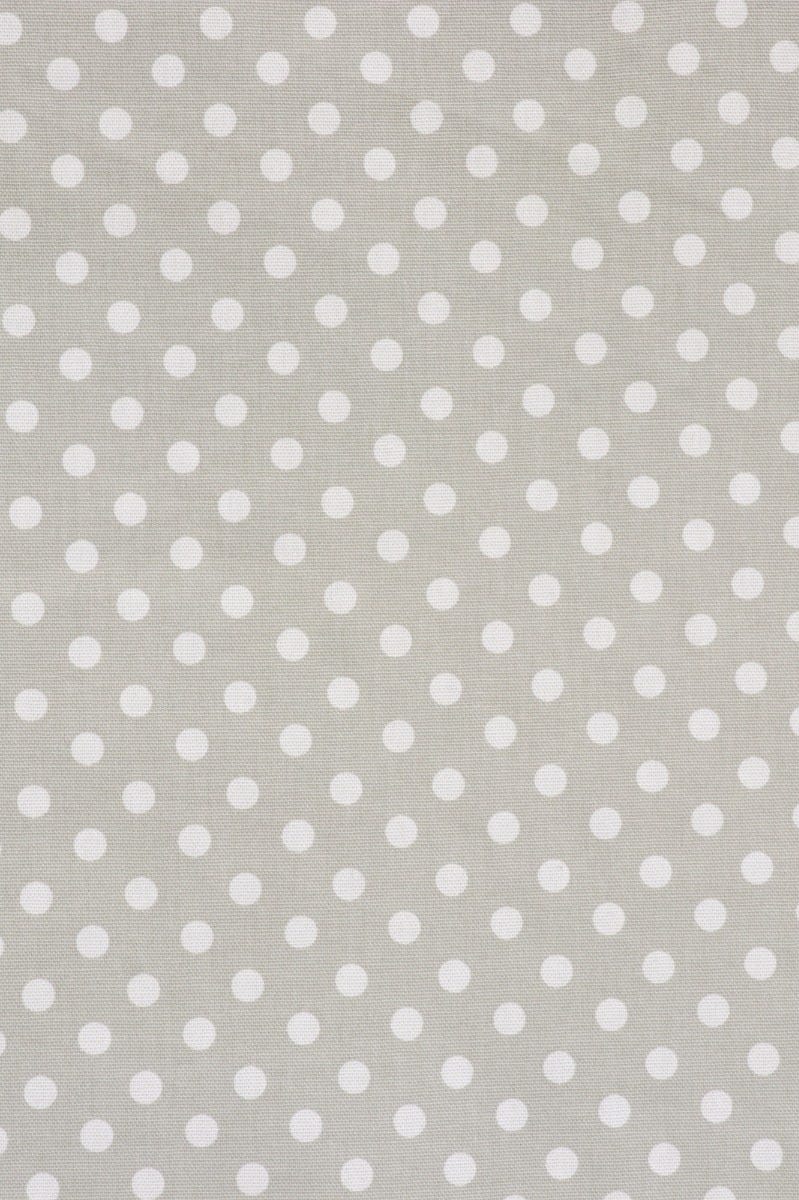 Grey Polka Dot Cotton Fabric