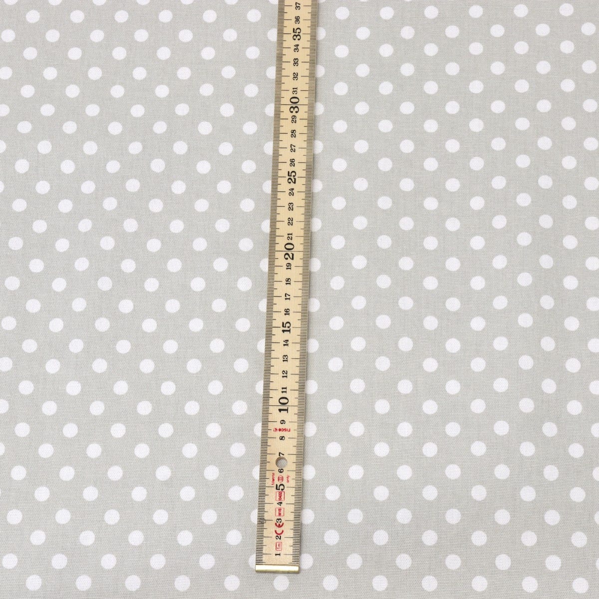 Grey Polka Dot Cotton Fabric - Image 4