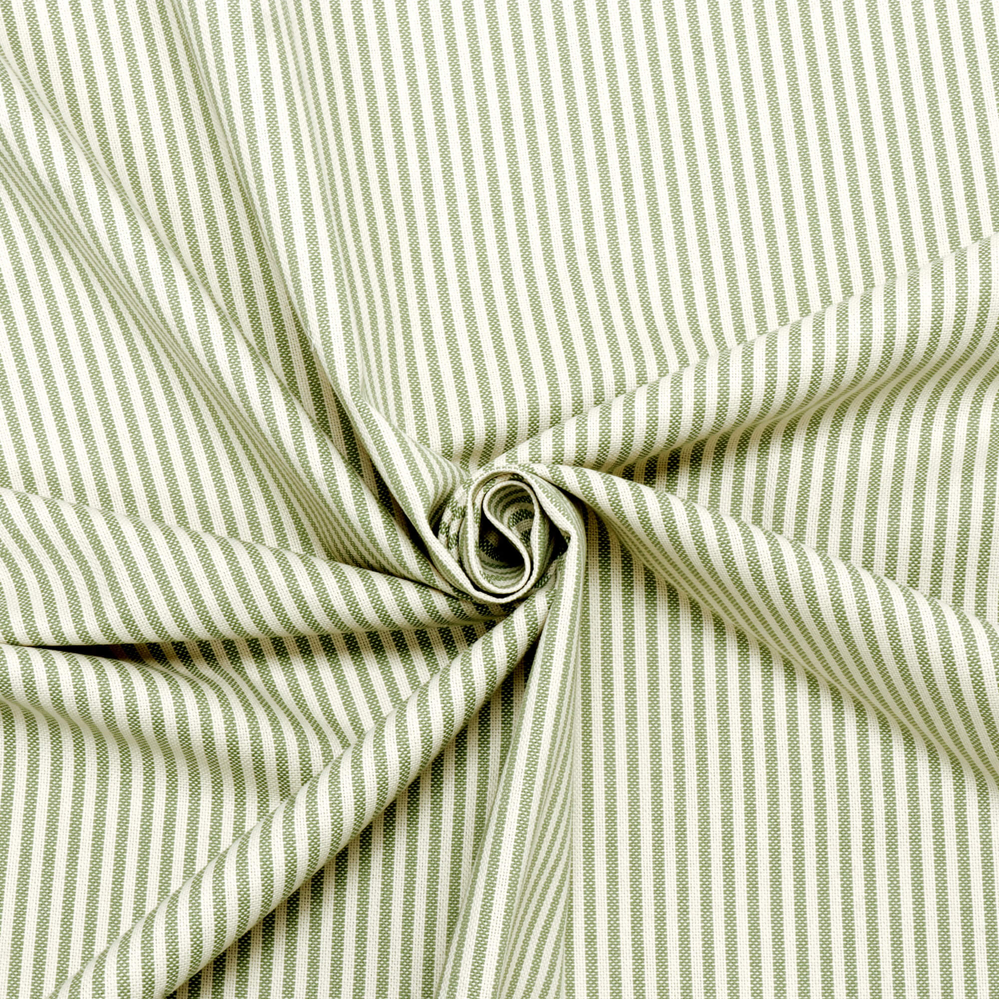 Heritage Stripe Olive Fabric - Image 3