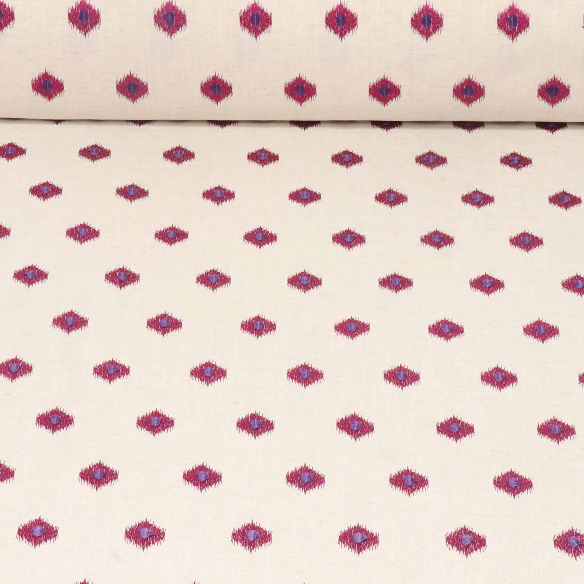 Hoopla Fuchsia Fabric - Image 2