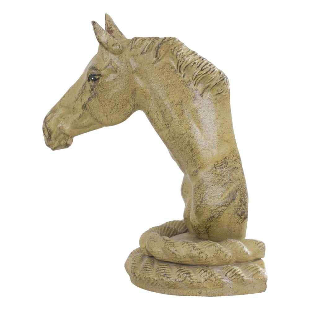 Cast Iron Horse Head Bookends Olive - Image 3