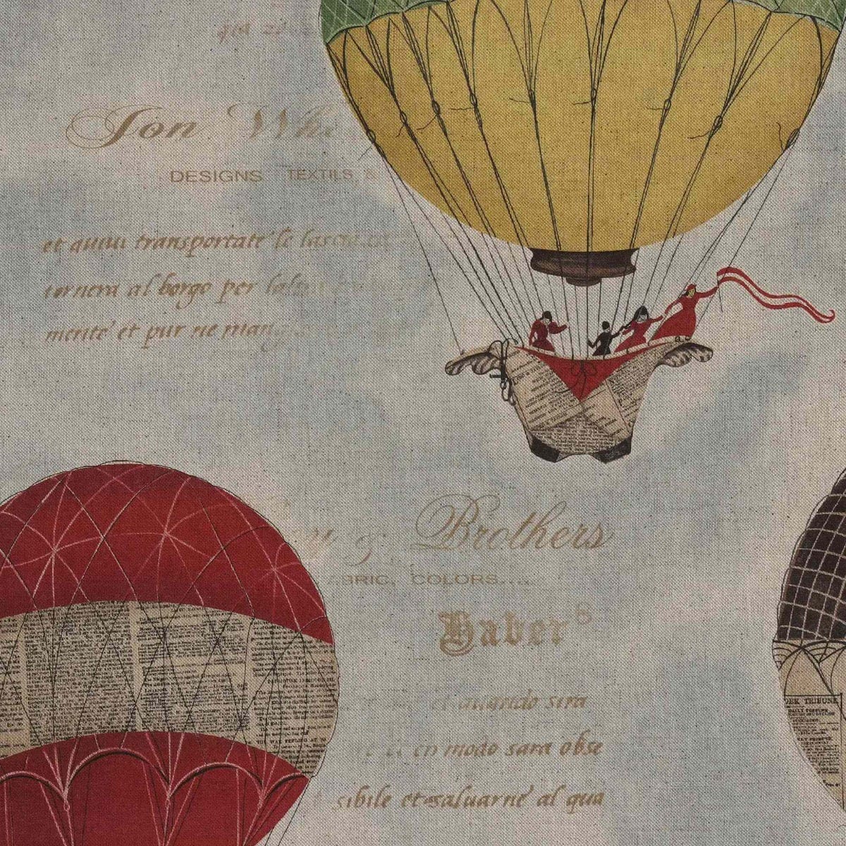 Hot Air Balloons Double Width Fabric - Image 6