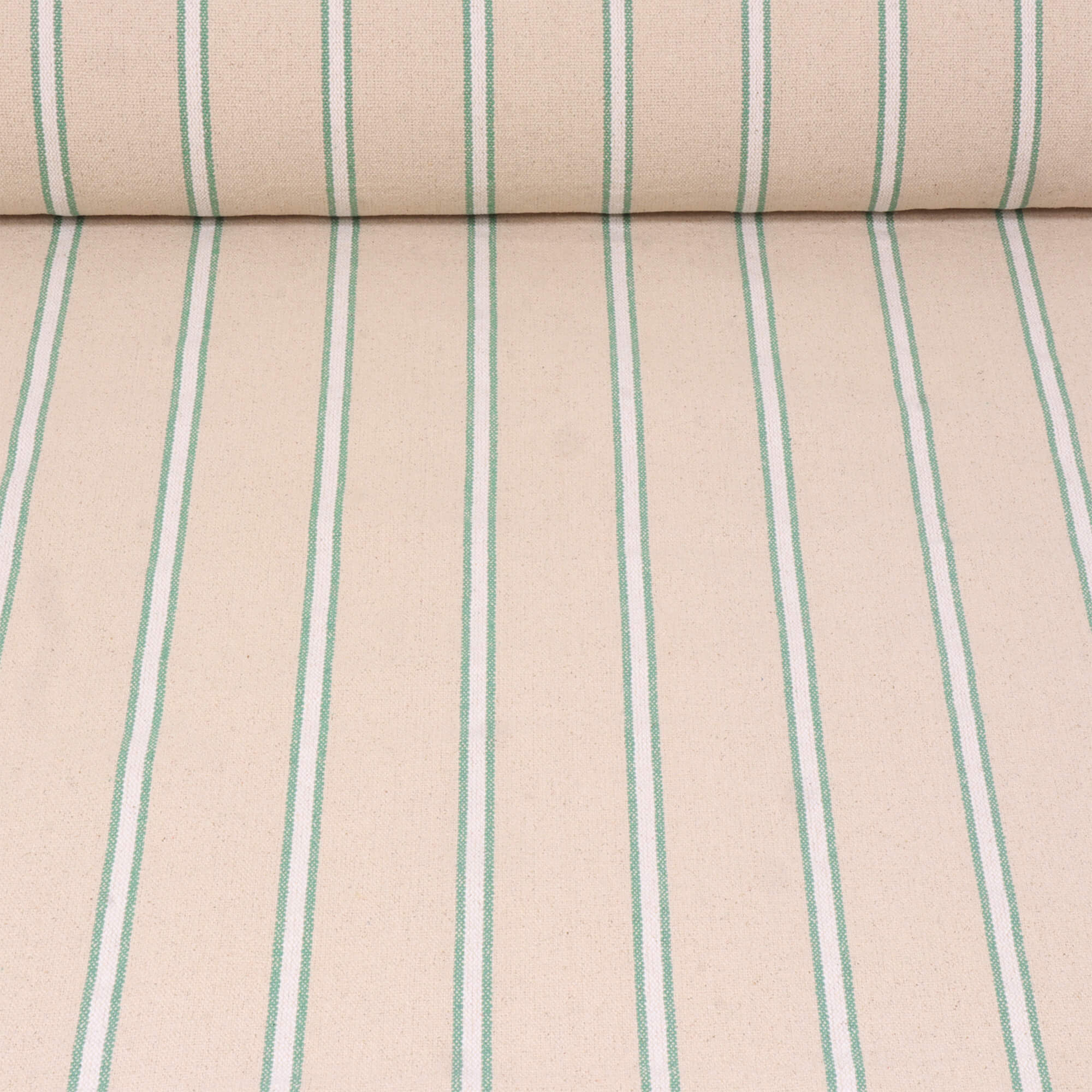 Houston Stripe Green Fabric - Image 2